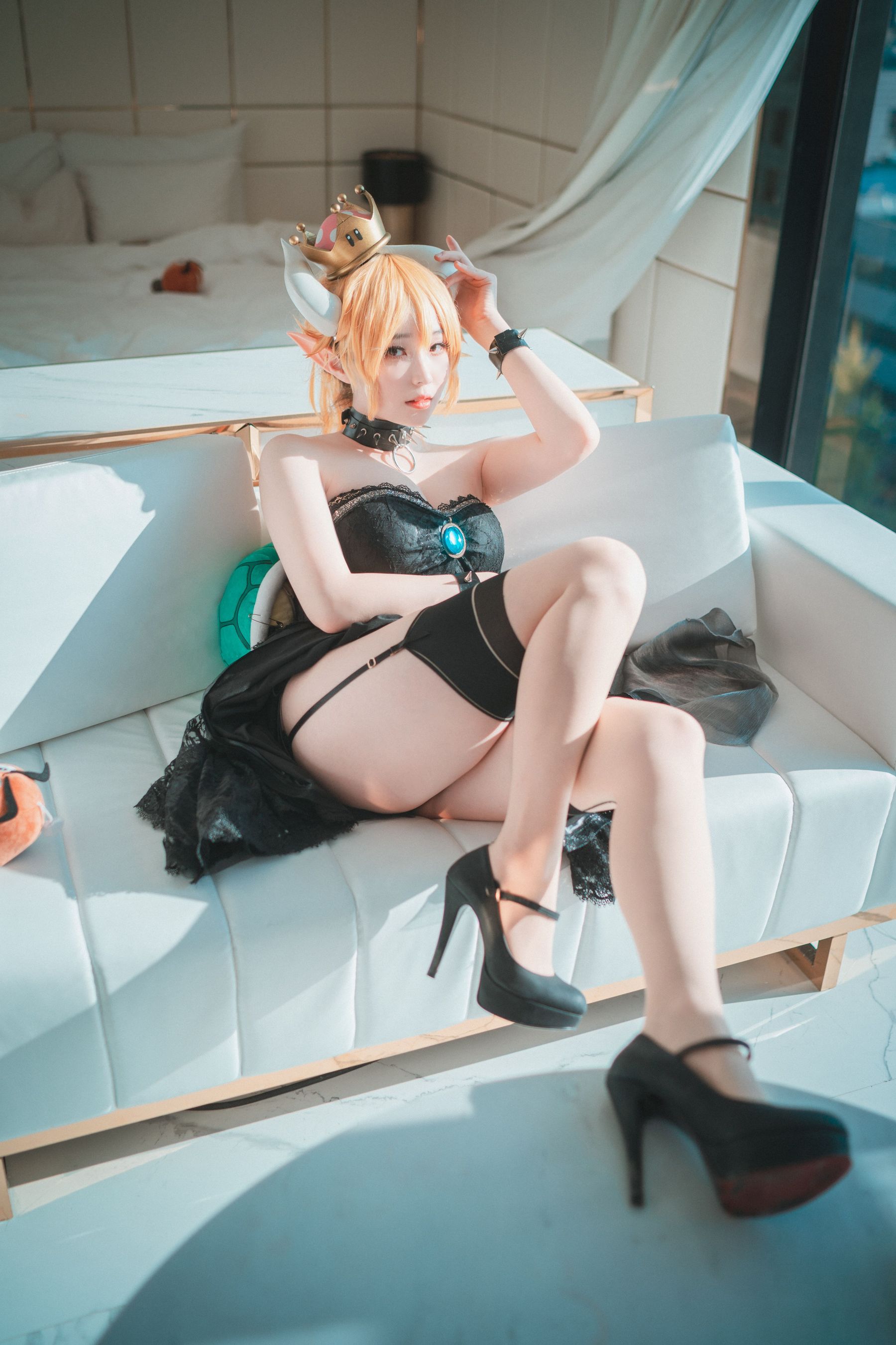 BamBi - Halloween with Bowsette 写真套图-图7