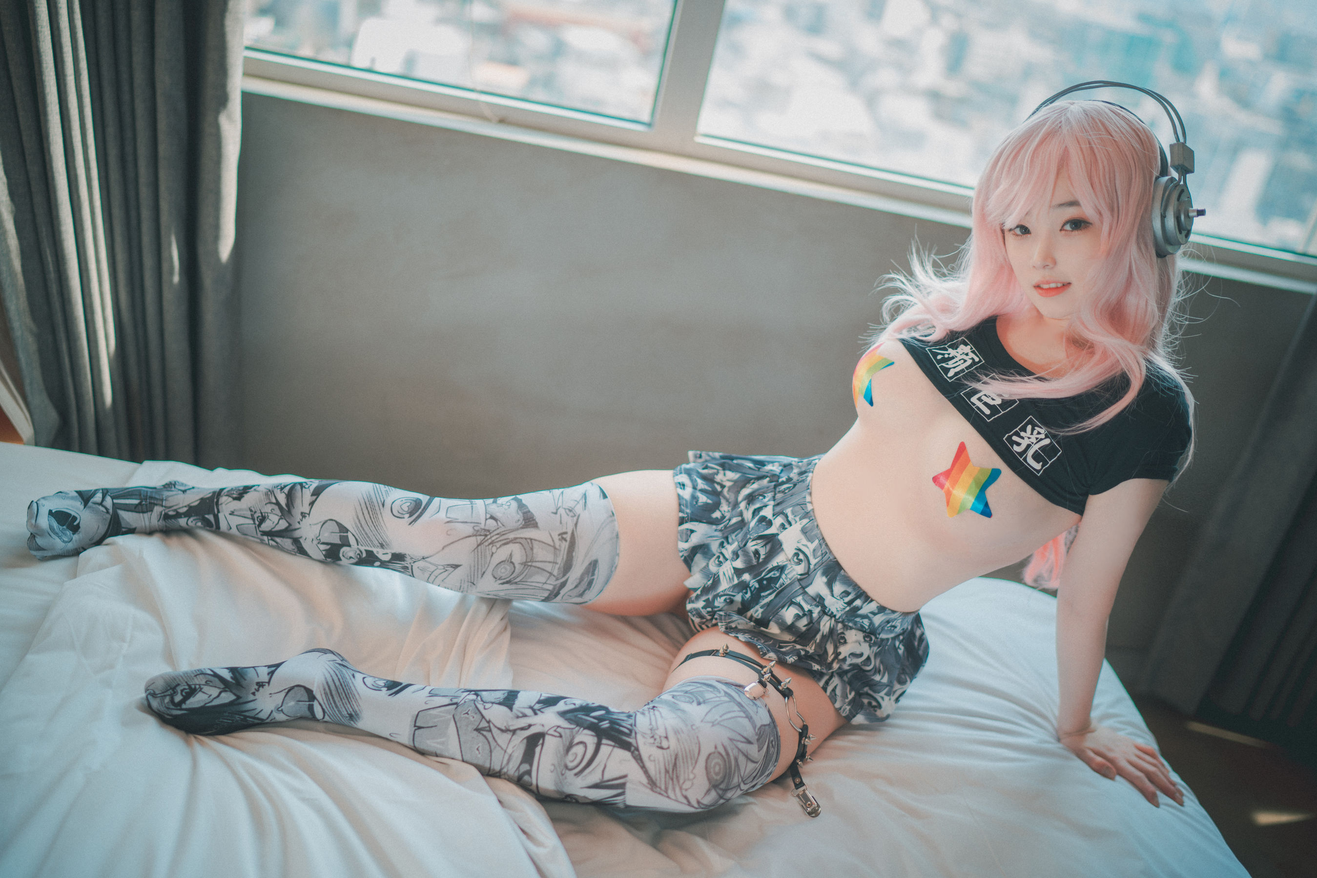 BamBi - Sonico w Micro-top 写真套图-图9