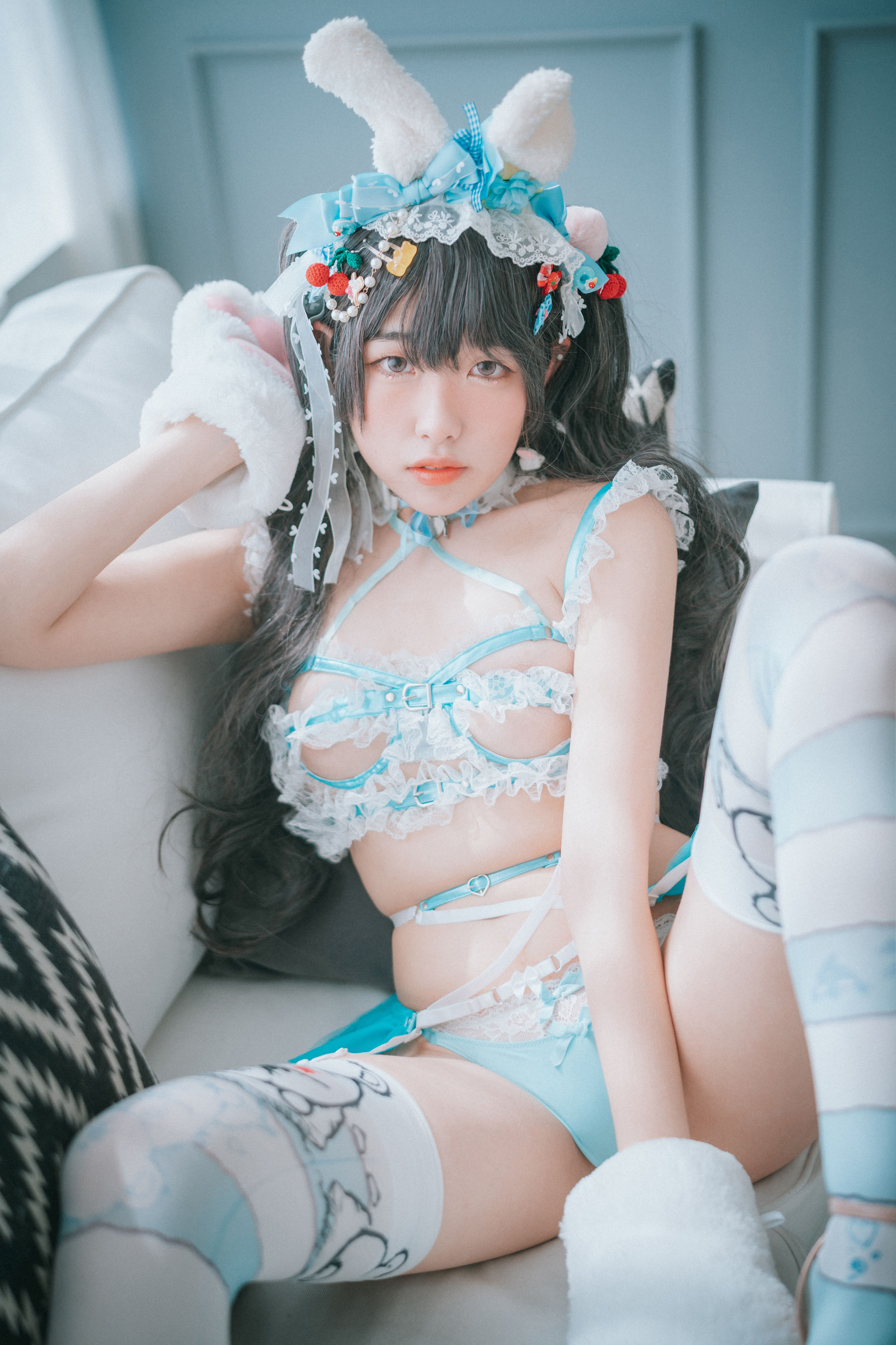 Sonson - Turquoise Bunny 写真套图-图9