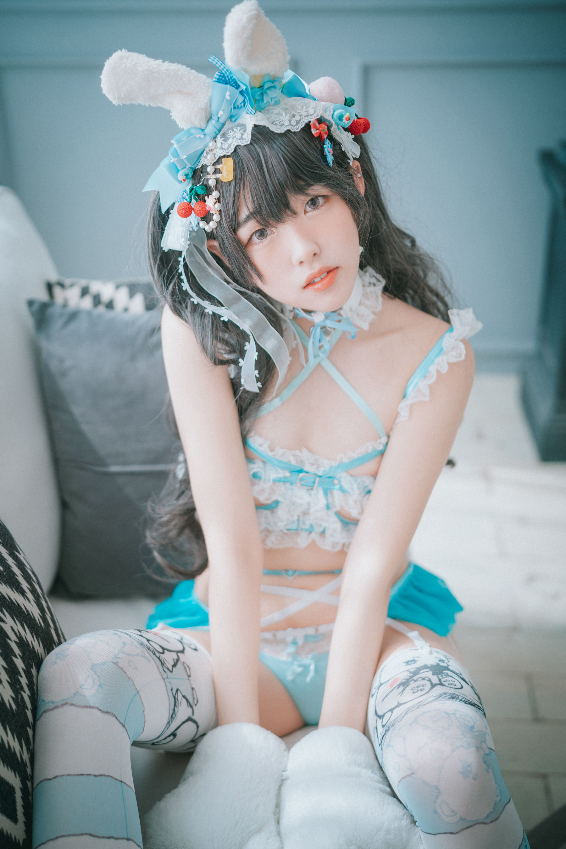 Sonson - Turquoise Bunny 写真套图-图10