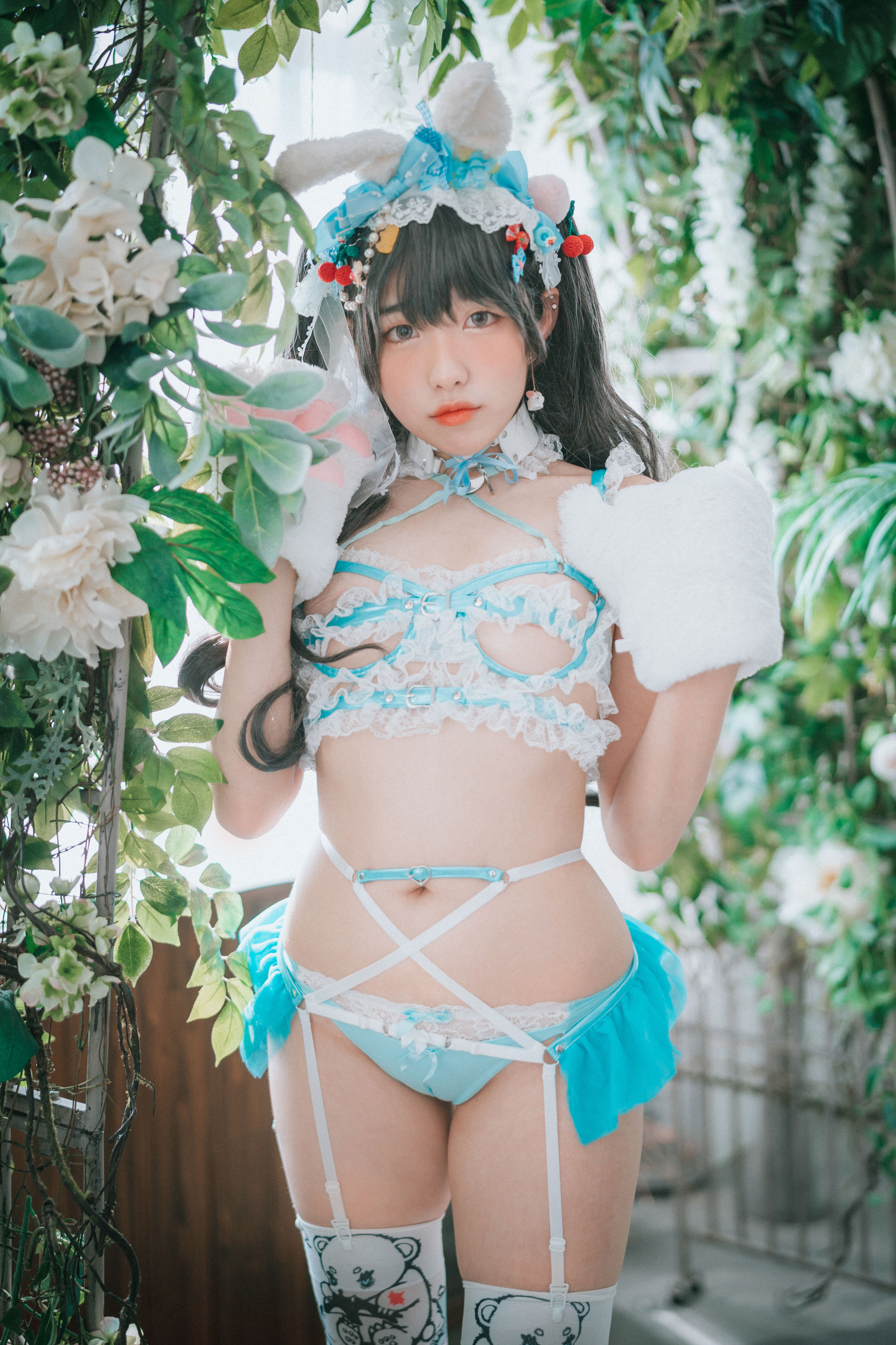 Sonson - Turquoise Bunny 写真套图-图1