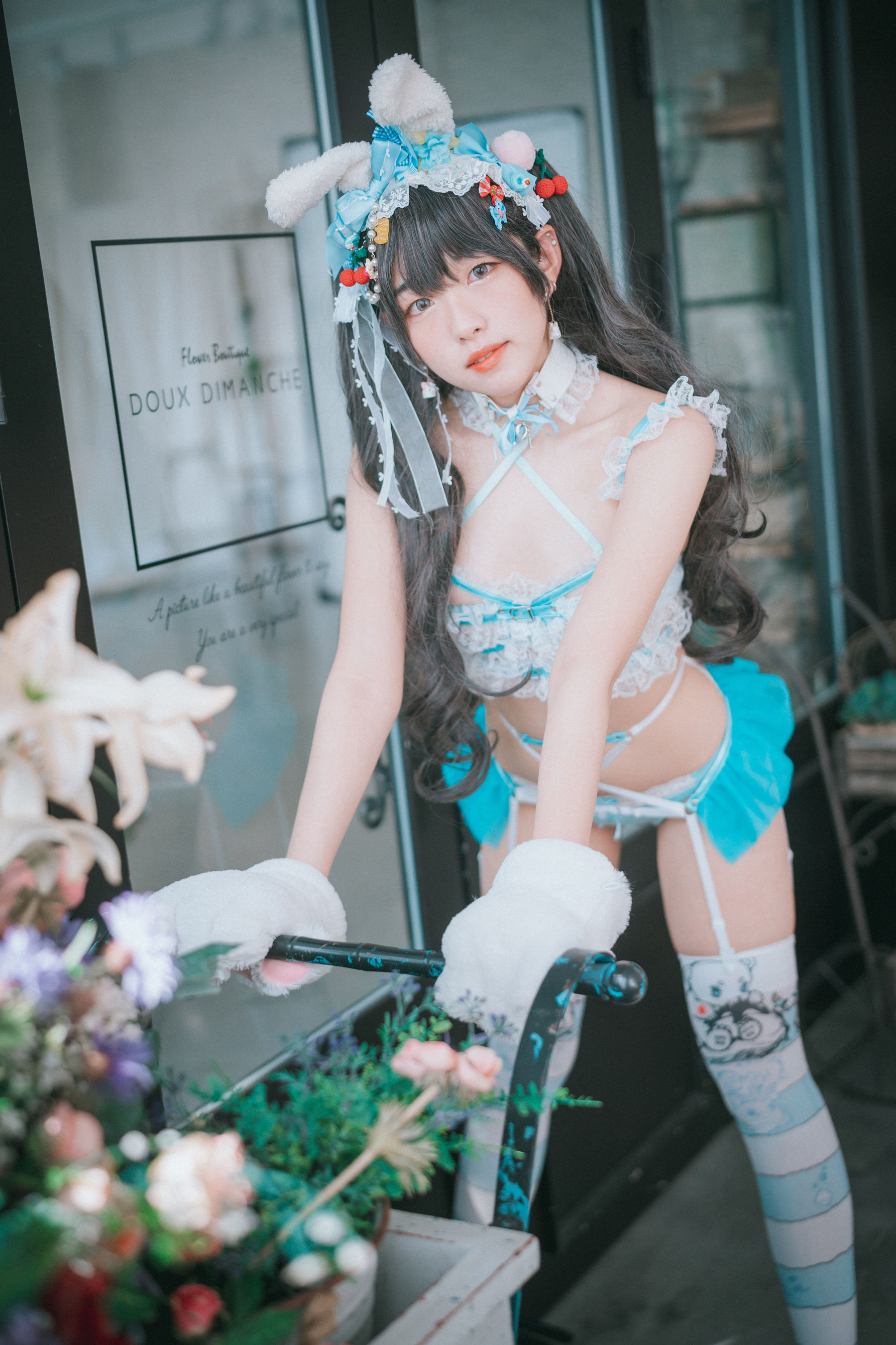 Sonson - Turquoise Bunny 写真套图-图34