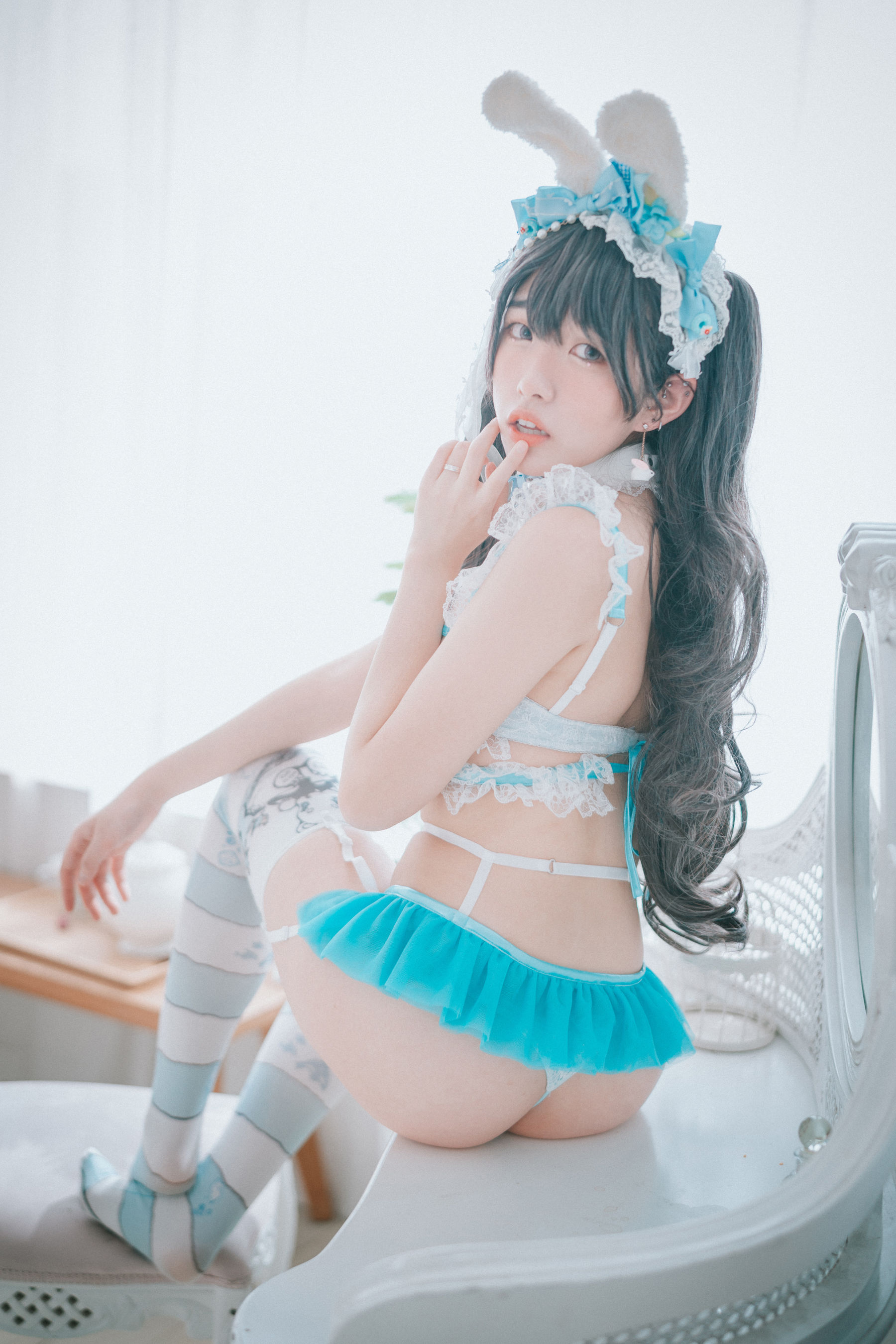 Sonson - Turquoise Bunny 写真套图-图4