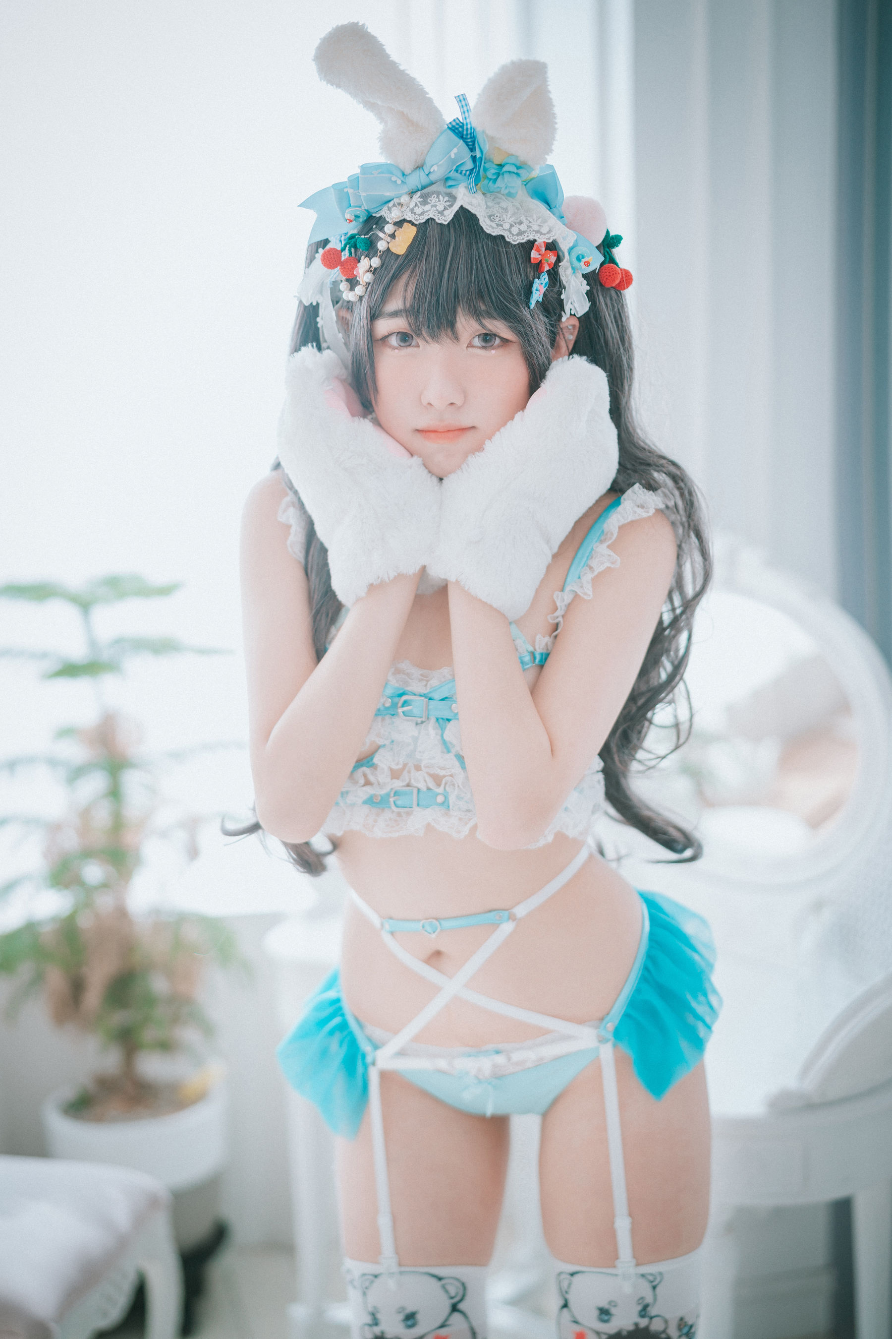 Sonson - Turquoise Bunny 写真套图-图8