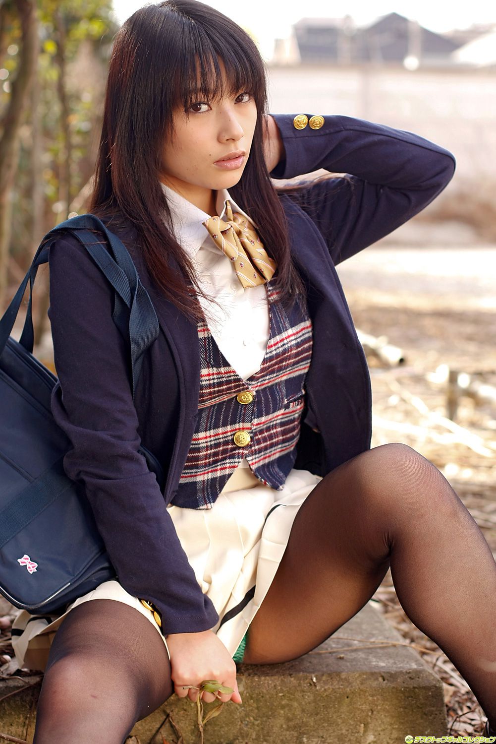 NO.820 Megumi Haruno 春野恵 制服美少女天国-图19