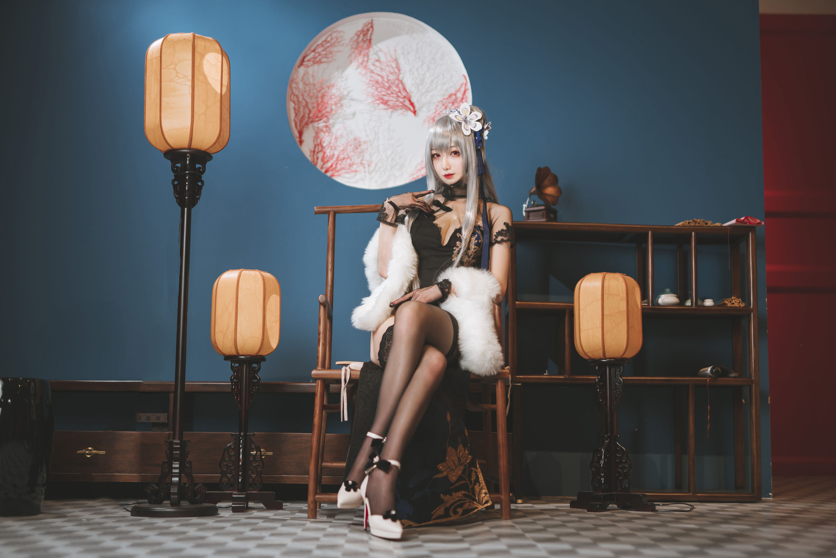 动漫博主封疆疆v - 路易九世旗袍-图4