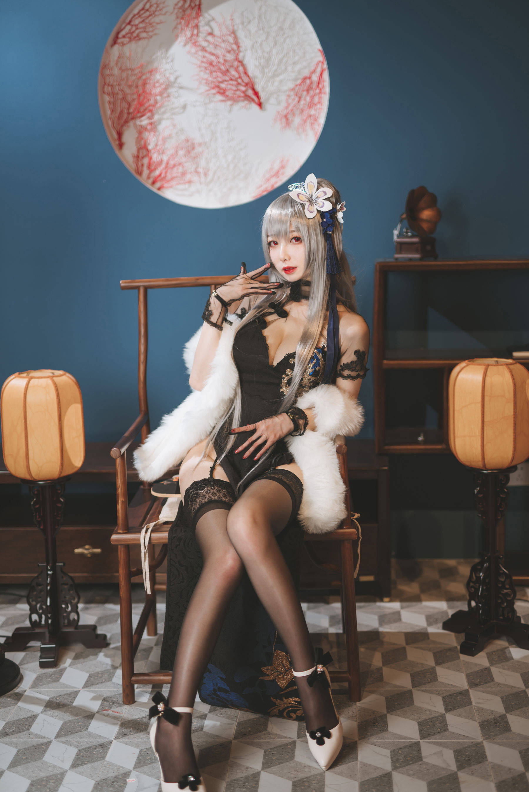 动漫博主封疆疆v - 路易九世旗袍-图5