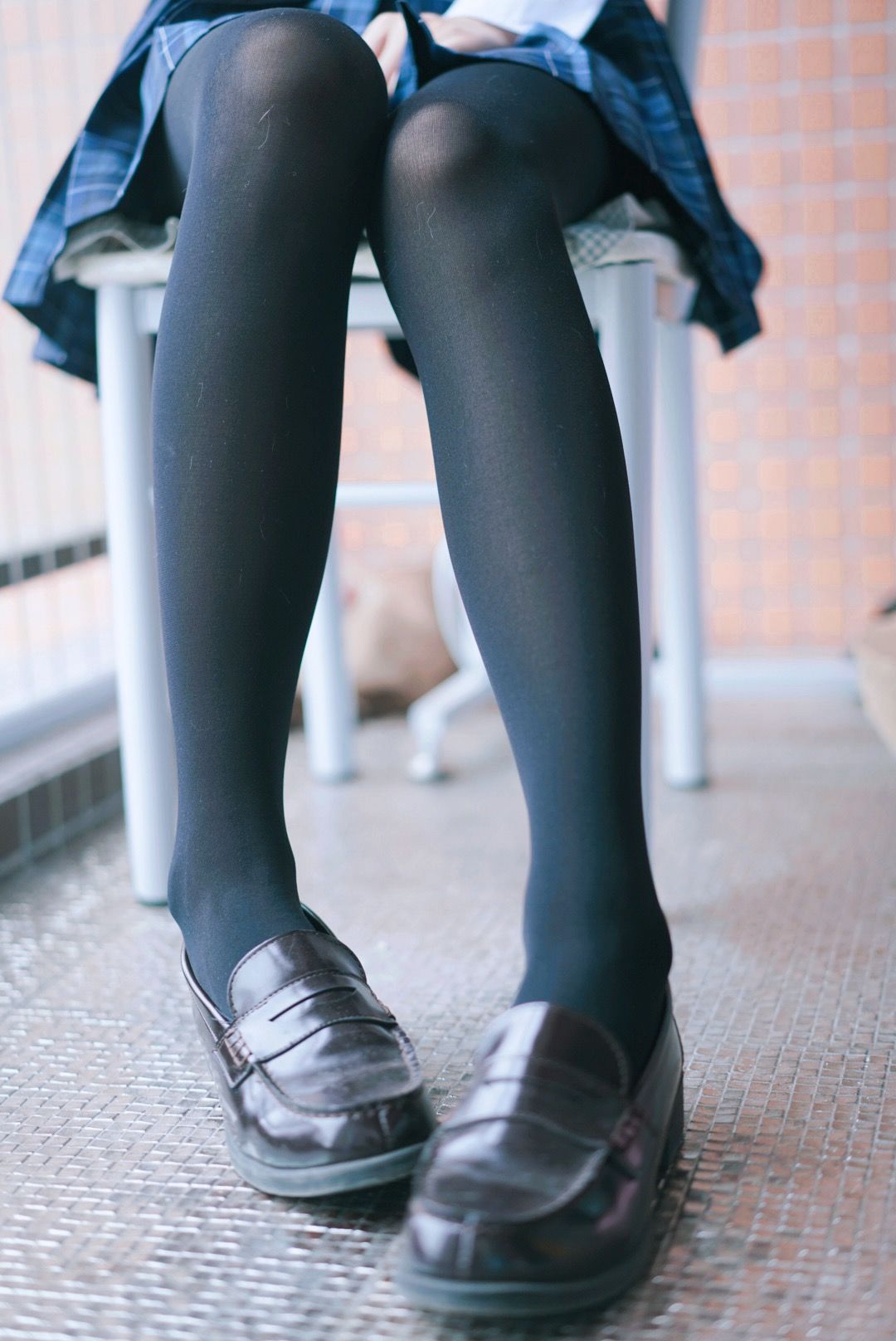 萌妹子眼酱大魔王w - 阳台jk-图0