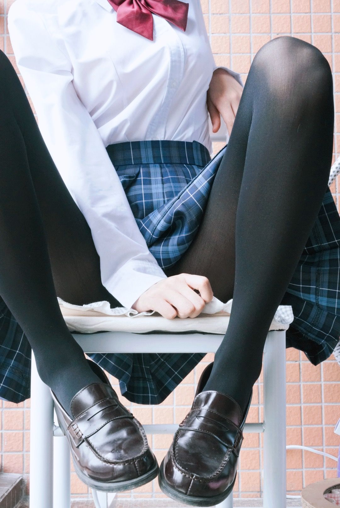 萌妹子眼酱大魔王w - 阳台jk-图13