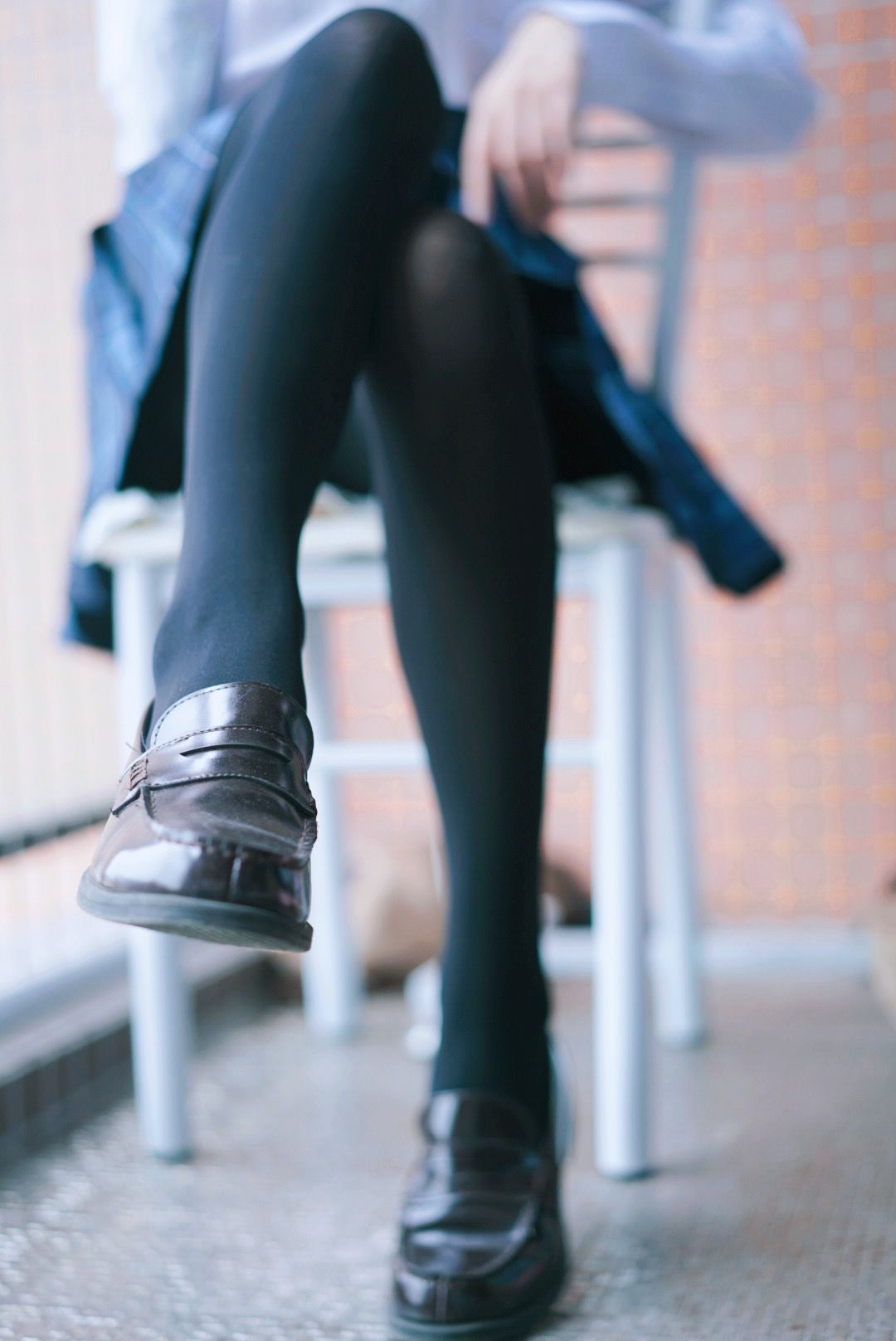 萌妹子眼酱大魔王w - 阳台jk-图3