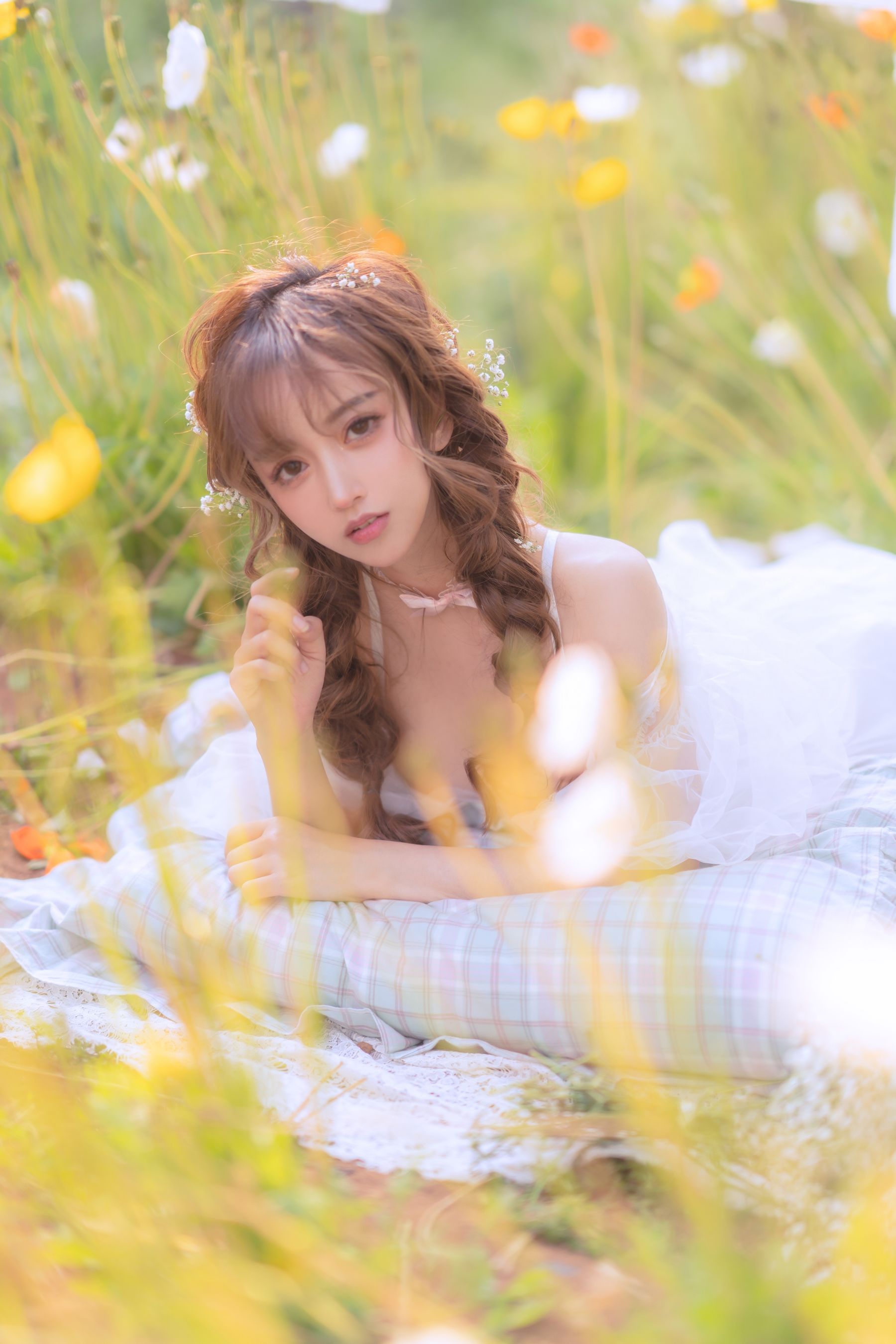 斗鱼米线线sama写真 - 夏日限定 晒衣服-图40