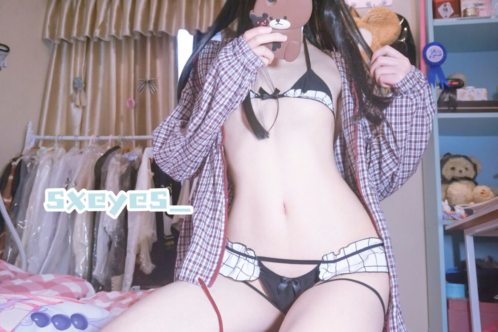 萌妹子眼酱大魔王w - 情趣内衣-图7