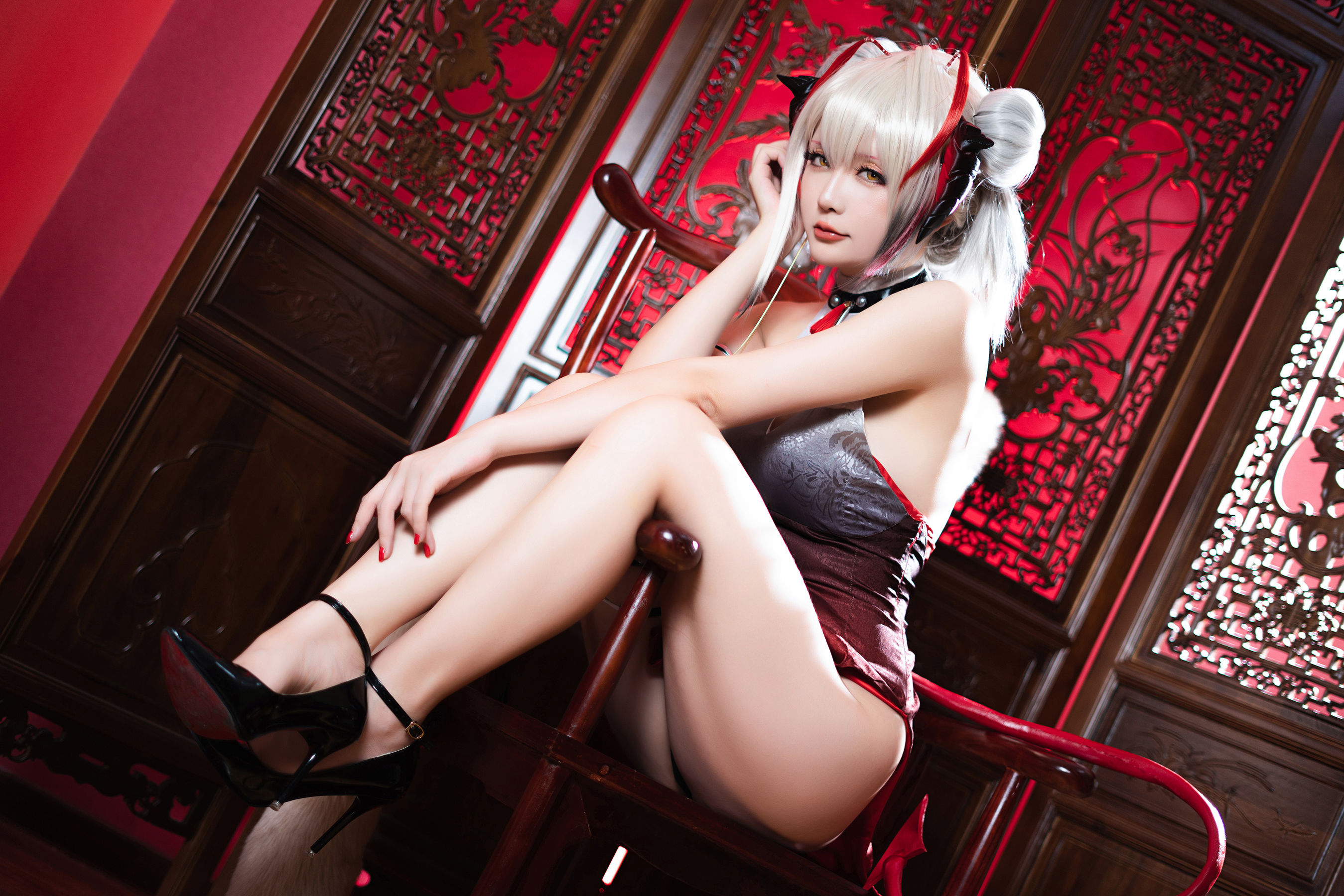 Coser小姐姐星之迟迟 - W-同人旗袍-图9