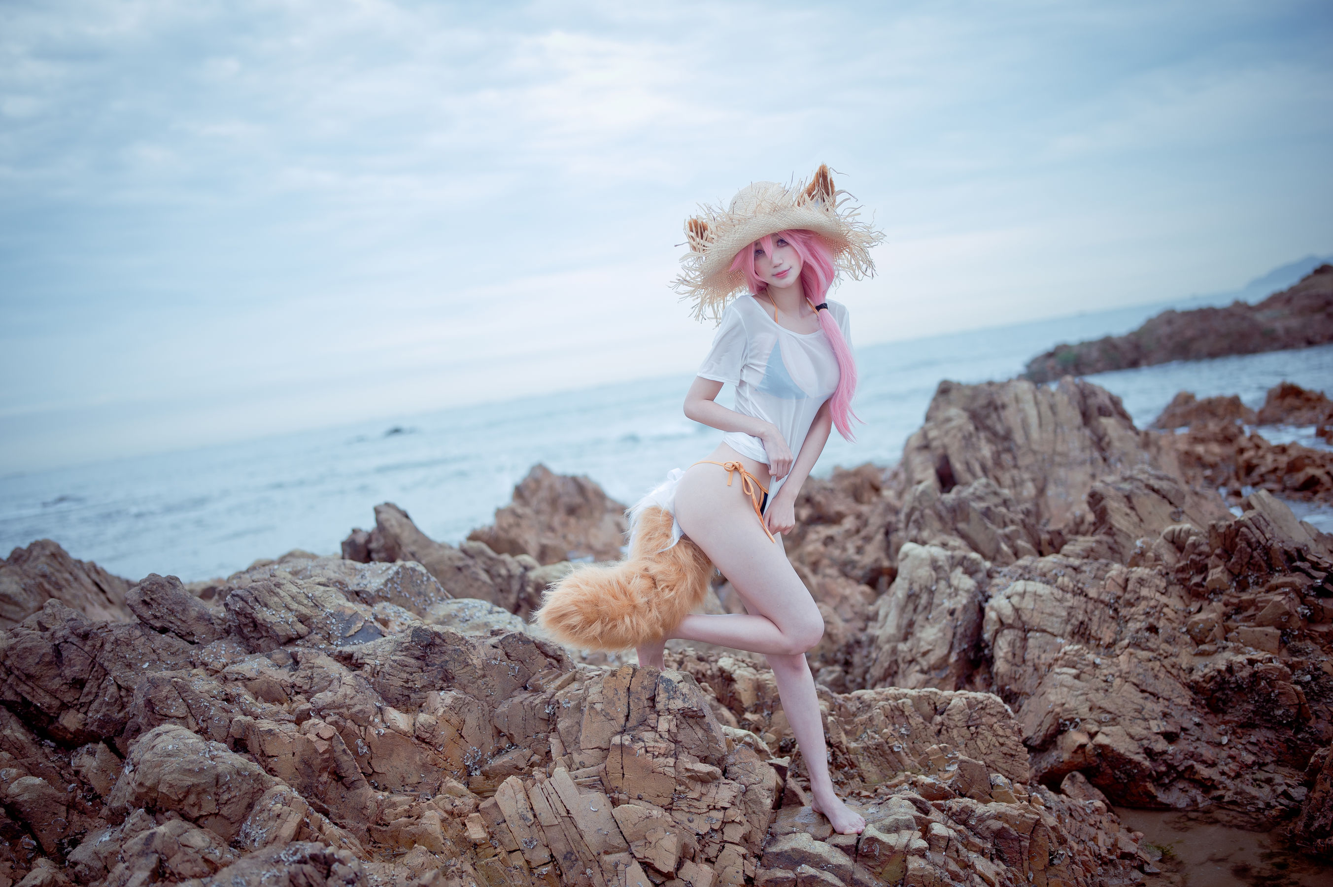 周叽是可爱兔兔 - 小玉泳装-图15