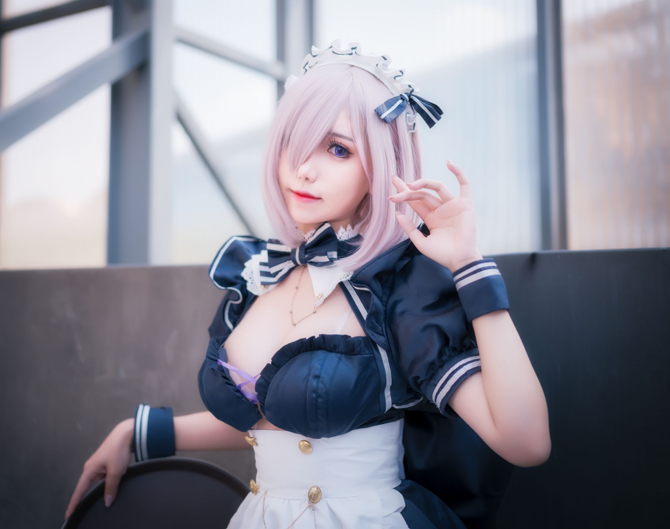 芋圆侑子SJ_ - 黑枪呆女仆自拍-图18