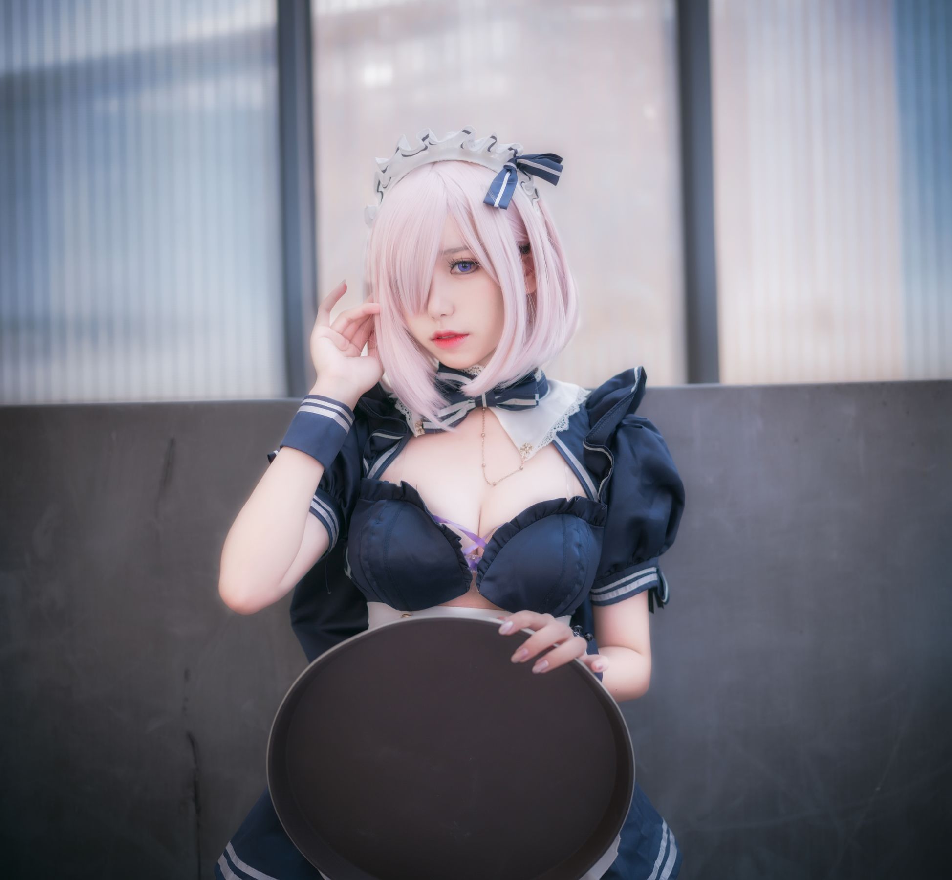 芋圆侑子SJ_ - 黑枪呆女仆自拍-图21