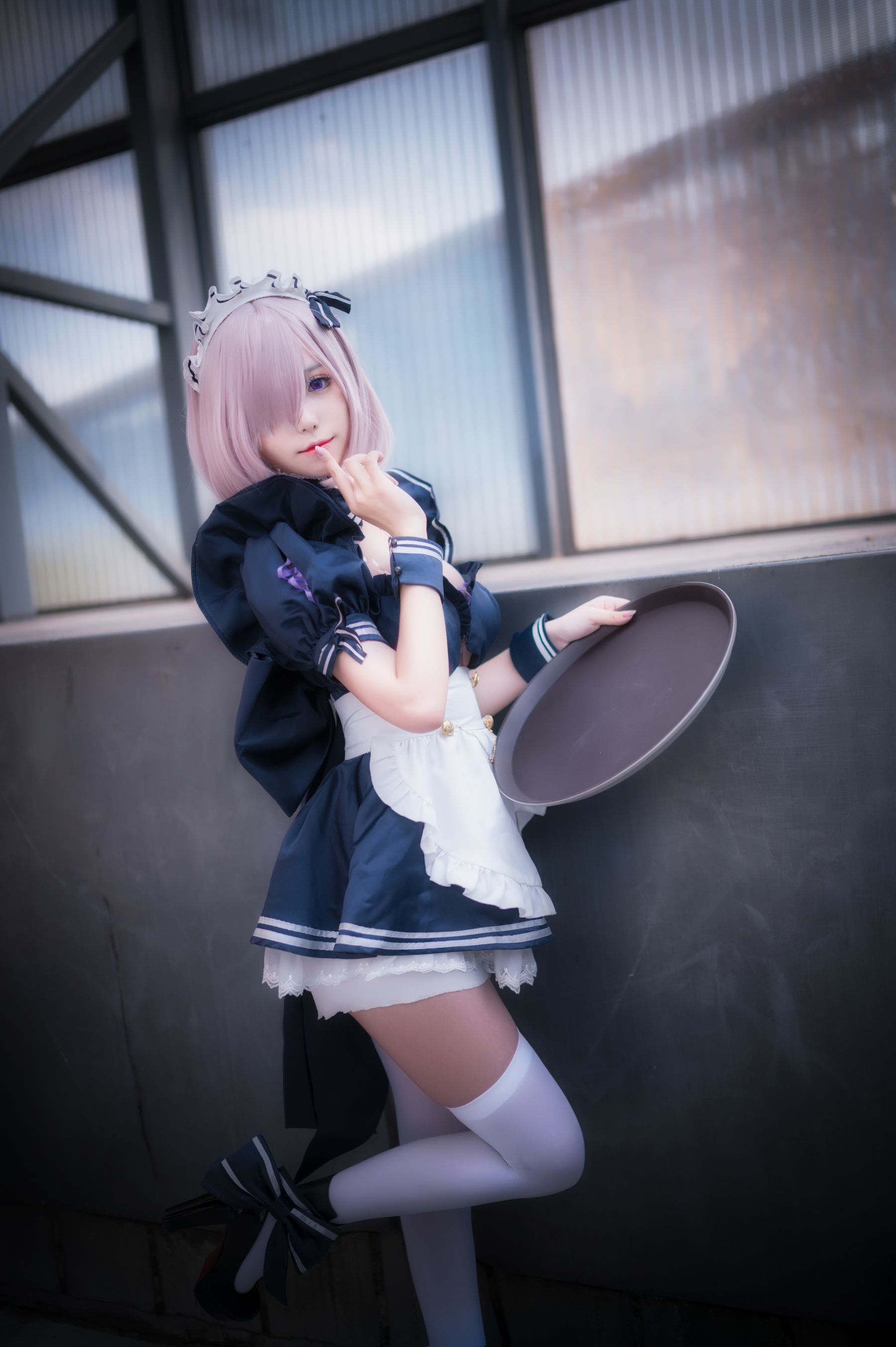 芋圆侑子SJ_ - 黑枪呆女仆自拍-图22