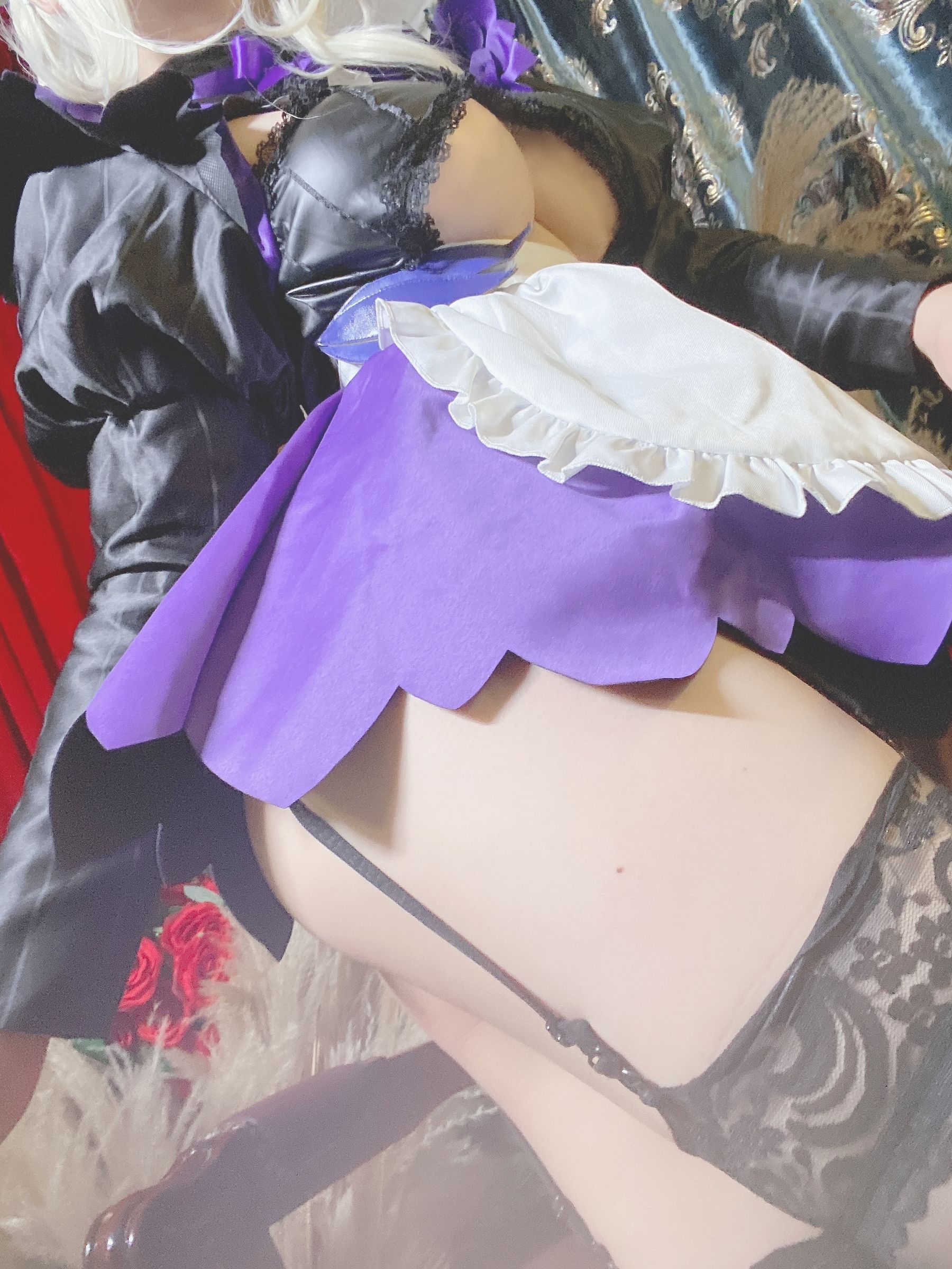 芋圆侑子SJ_ - 黑枪呆女仆自拍-图4