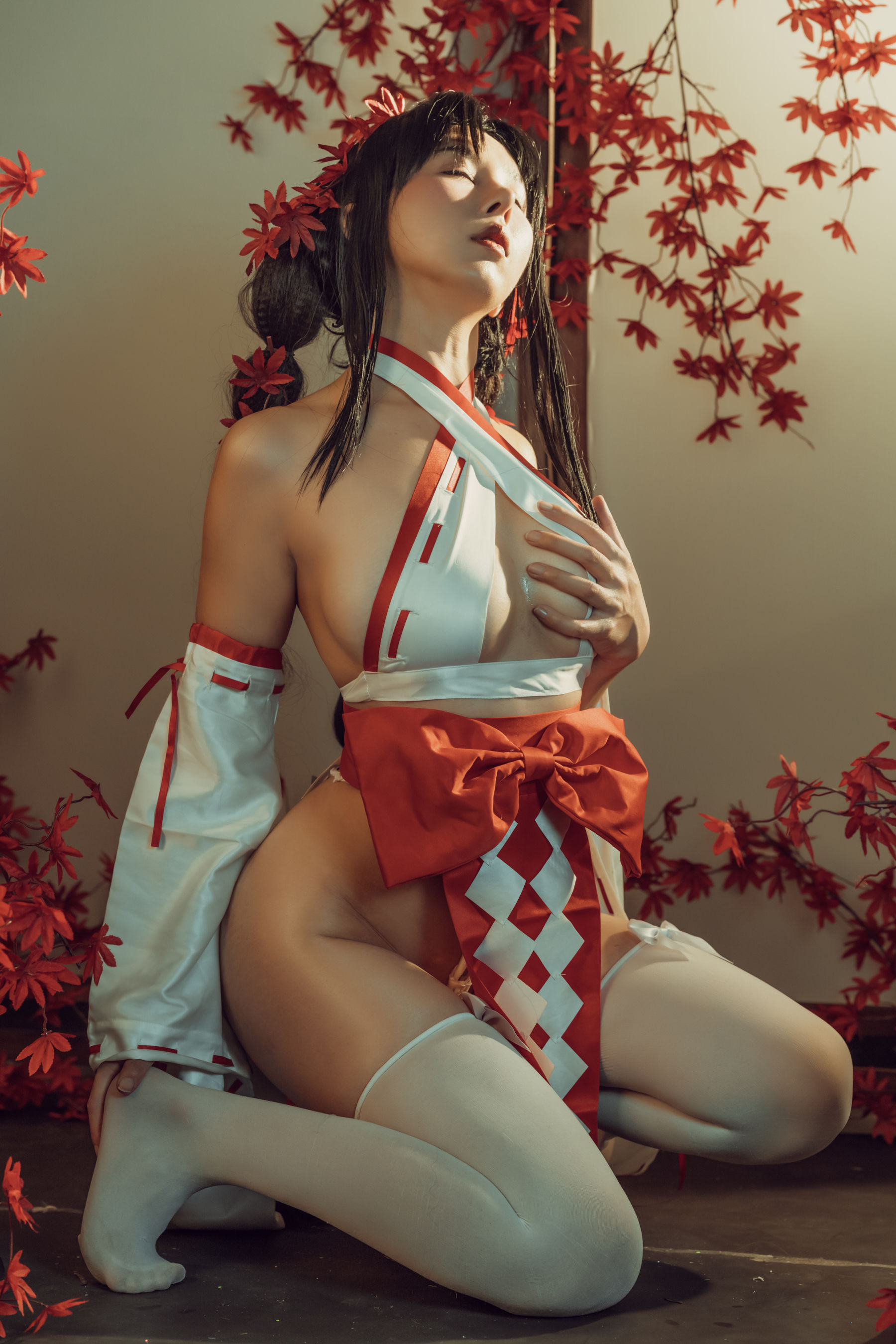 云溪溪 - 奶桃巫女-图1