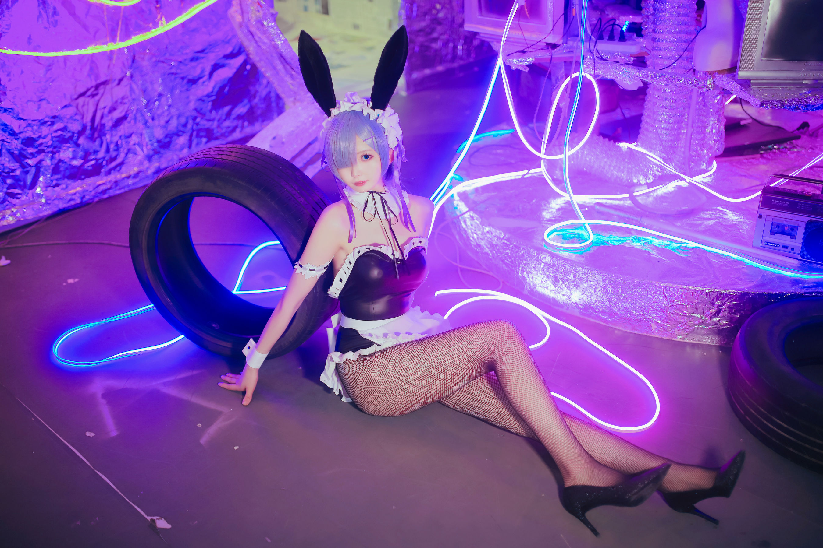 动漫博主封疆疆v - 蕾姆兔女郎-图6