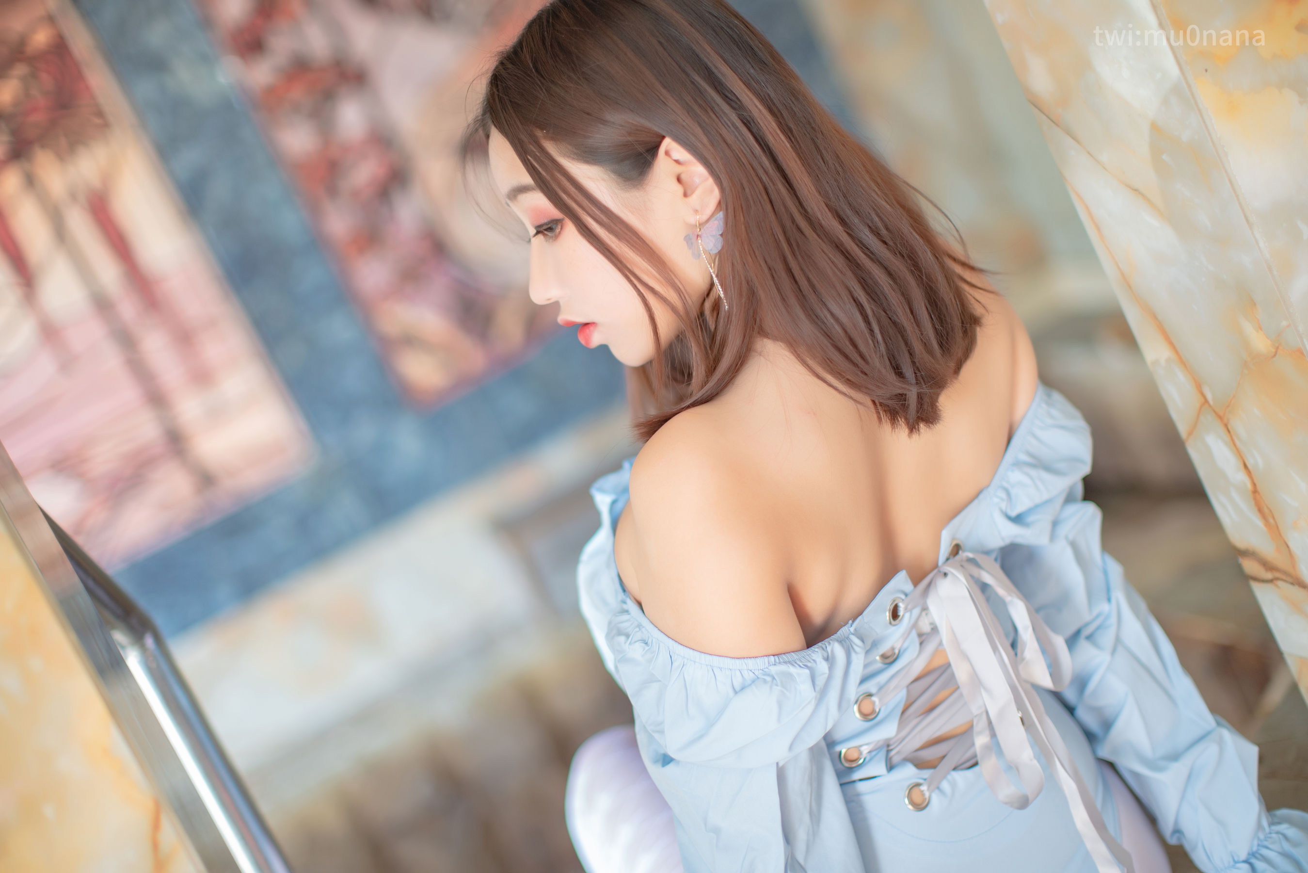 动漫博主穆零Mu0 - 温泉 白丝-图9