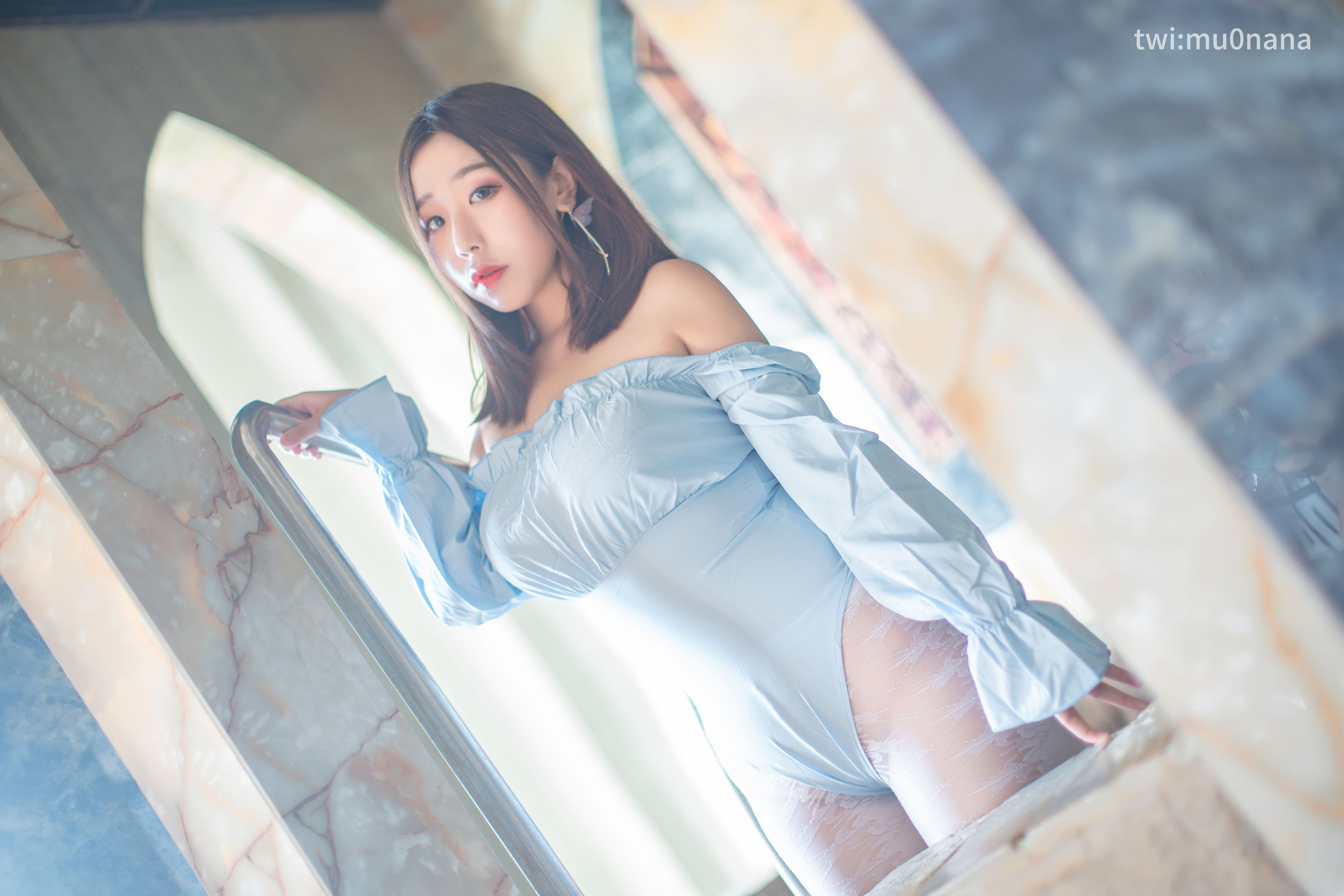 动漫博主穆零Mu0 - 温泉 白丝-图23