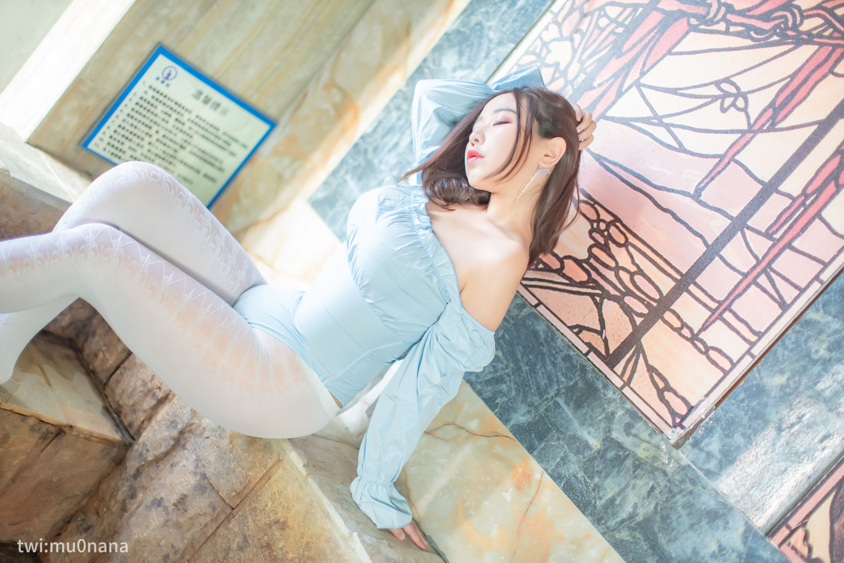 动漫博主穆零Mu0 - 温泉 白丝-图33