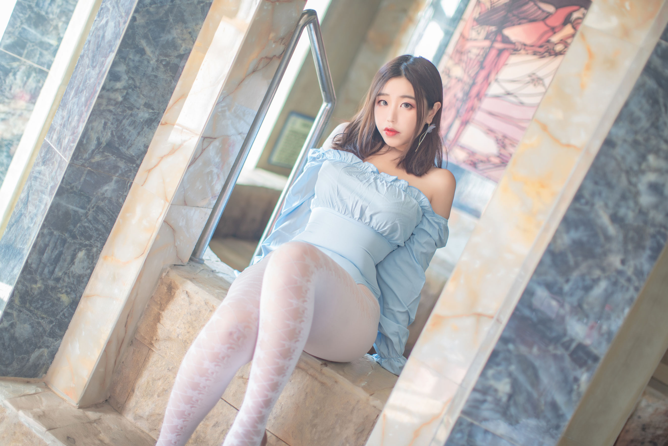 动漫博主穆零Mu0 - 温泉 白丝-图35