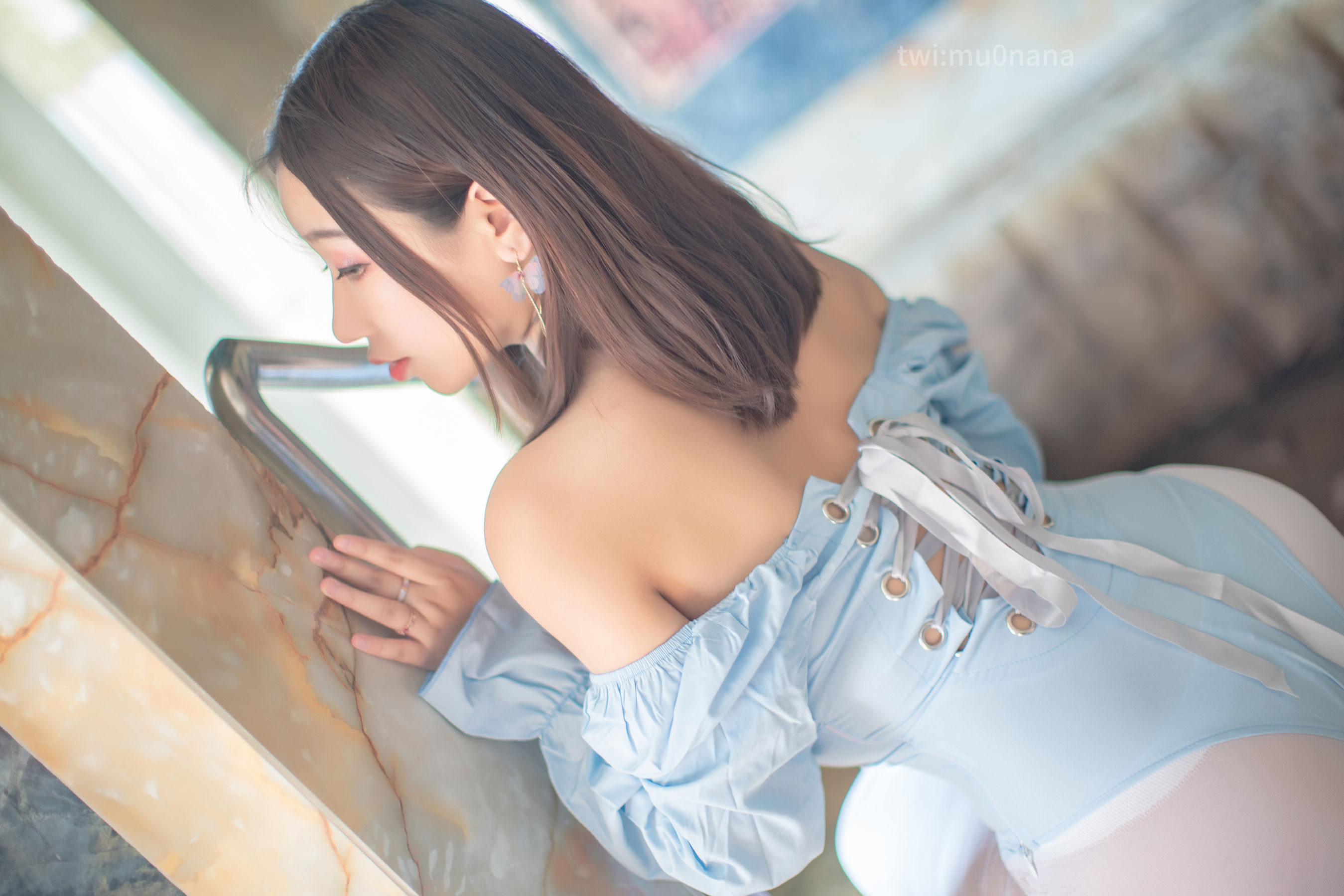 动漫博主穆零Mu0 - 温泉 白丝-图7