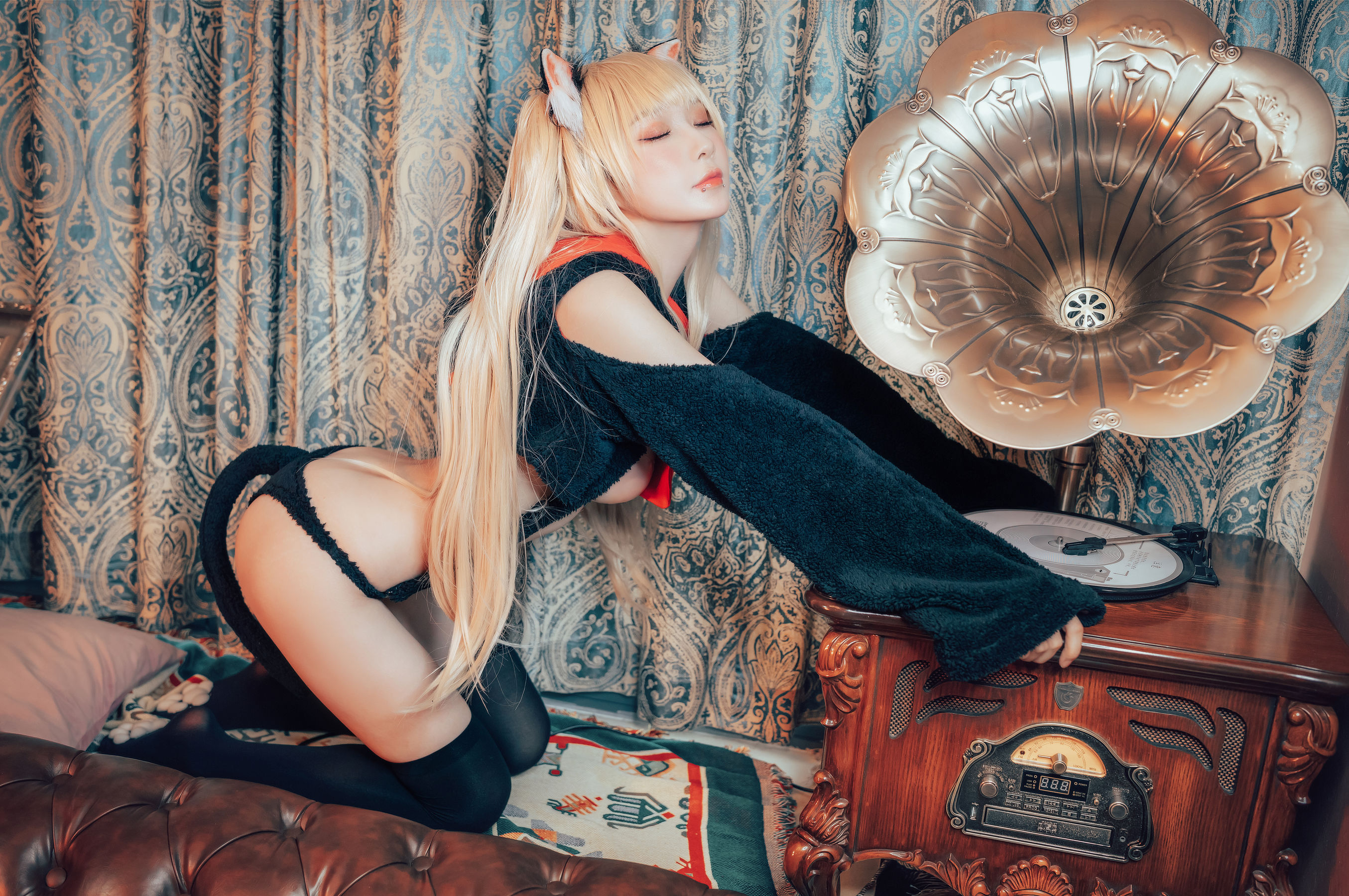 动漫博主阿包也是兔娘 - 小猫咪能有什么坏心眼呢-图2