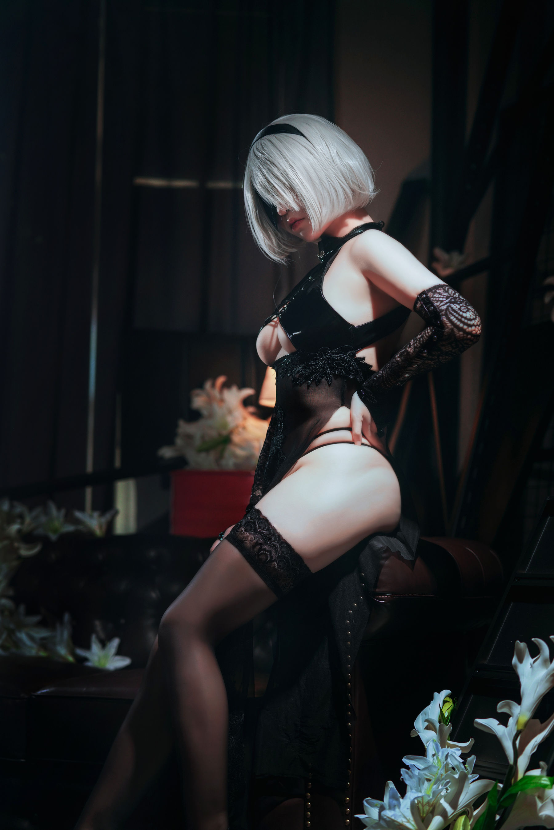 半半子 - 2B靡烟旗袍-图28