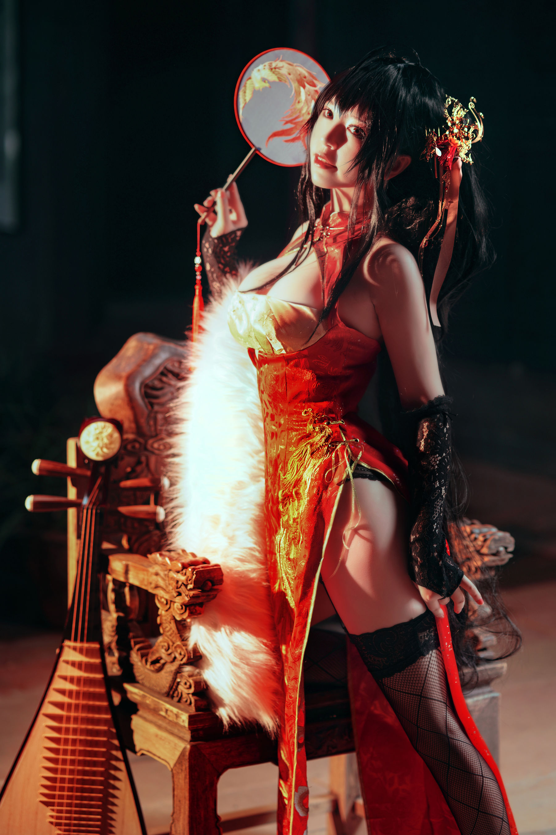 半半子 - 大凤旗袍-图14