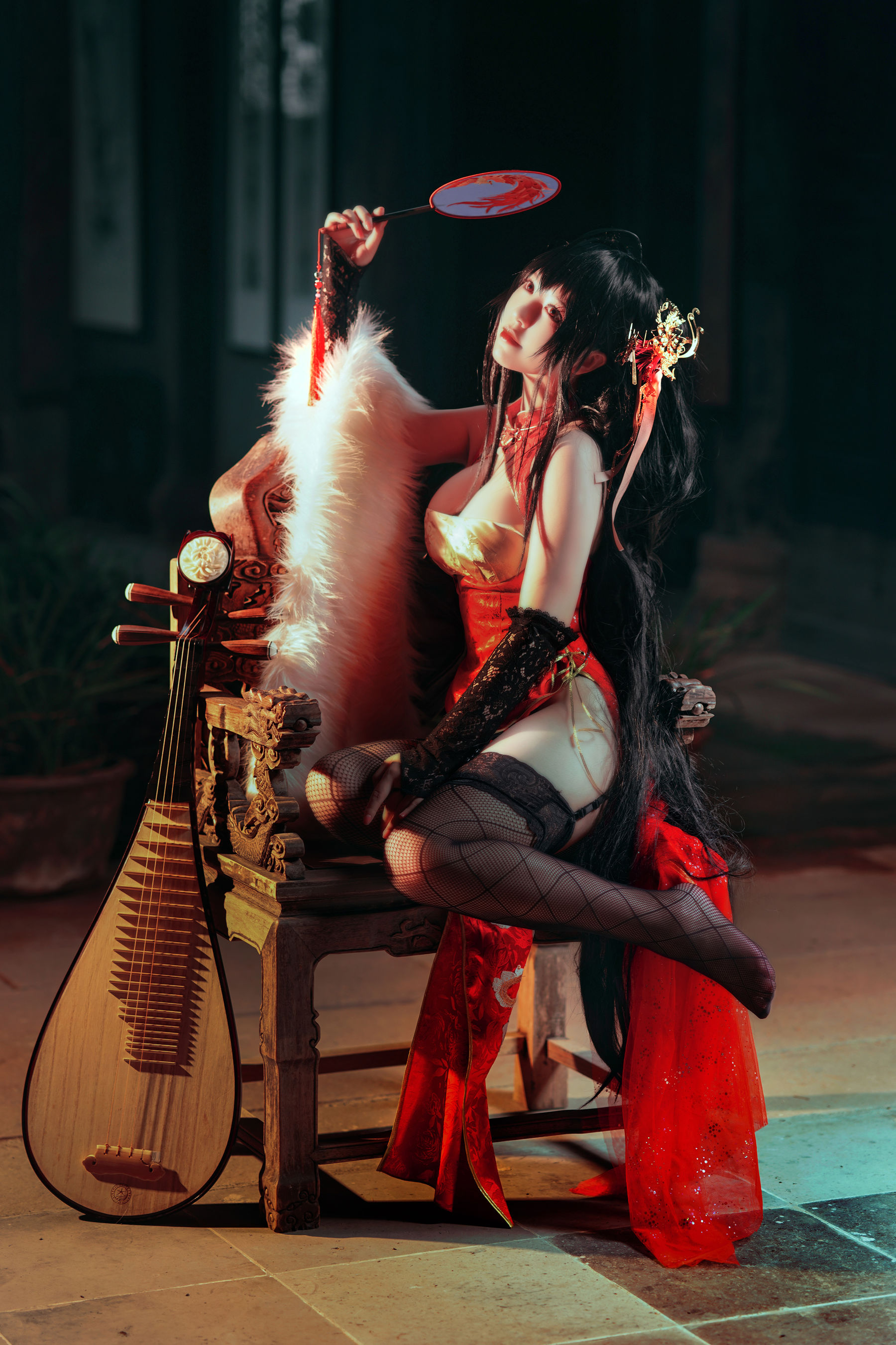 半半子 - 大凤旗袍-图15