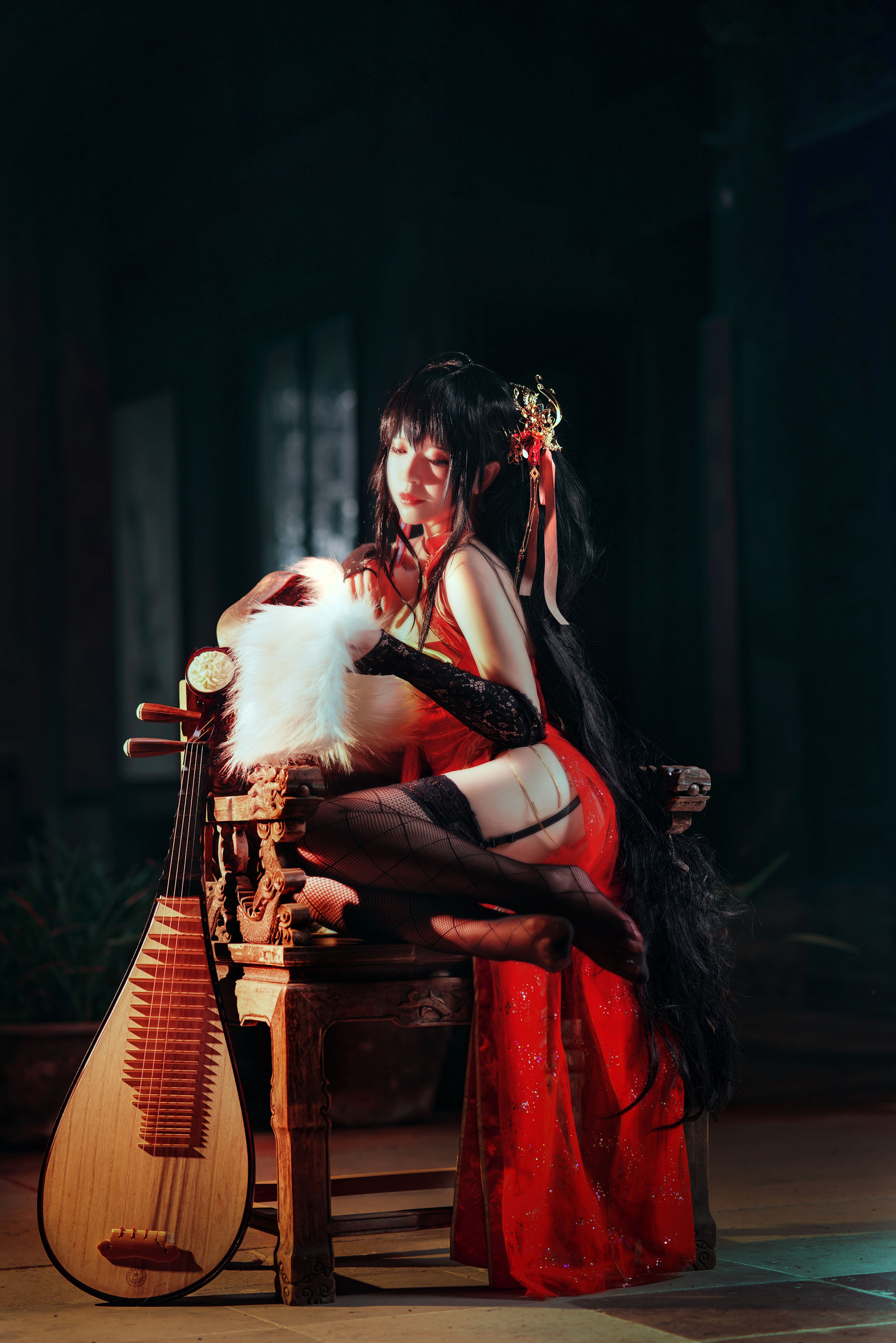 半半子 - 大凤旗袍-图19