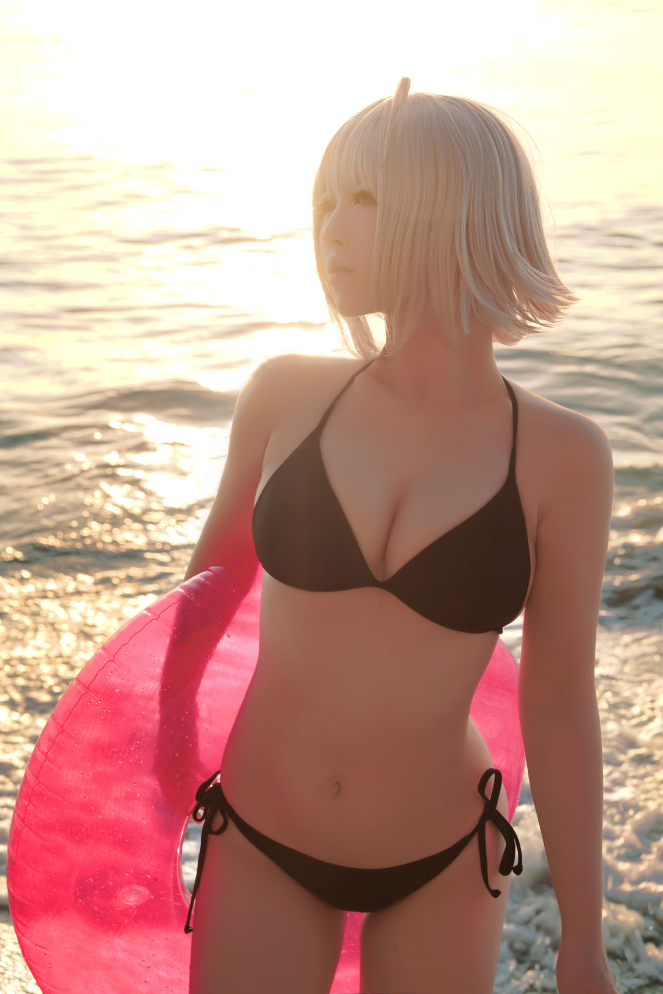 半半子&索索sophia - 海边泳装-图33