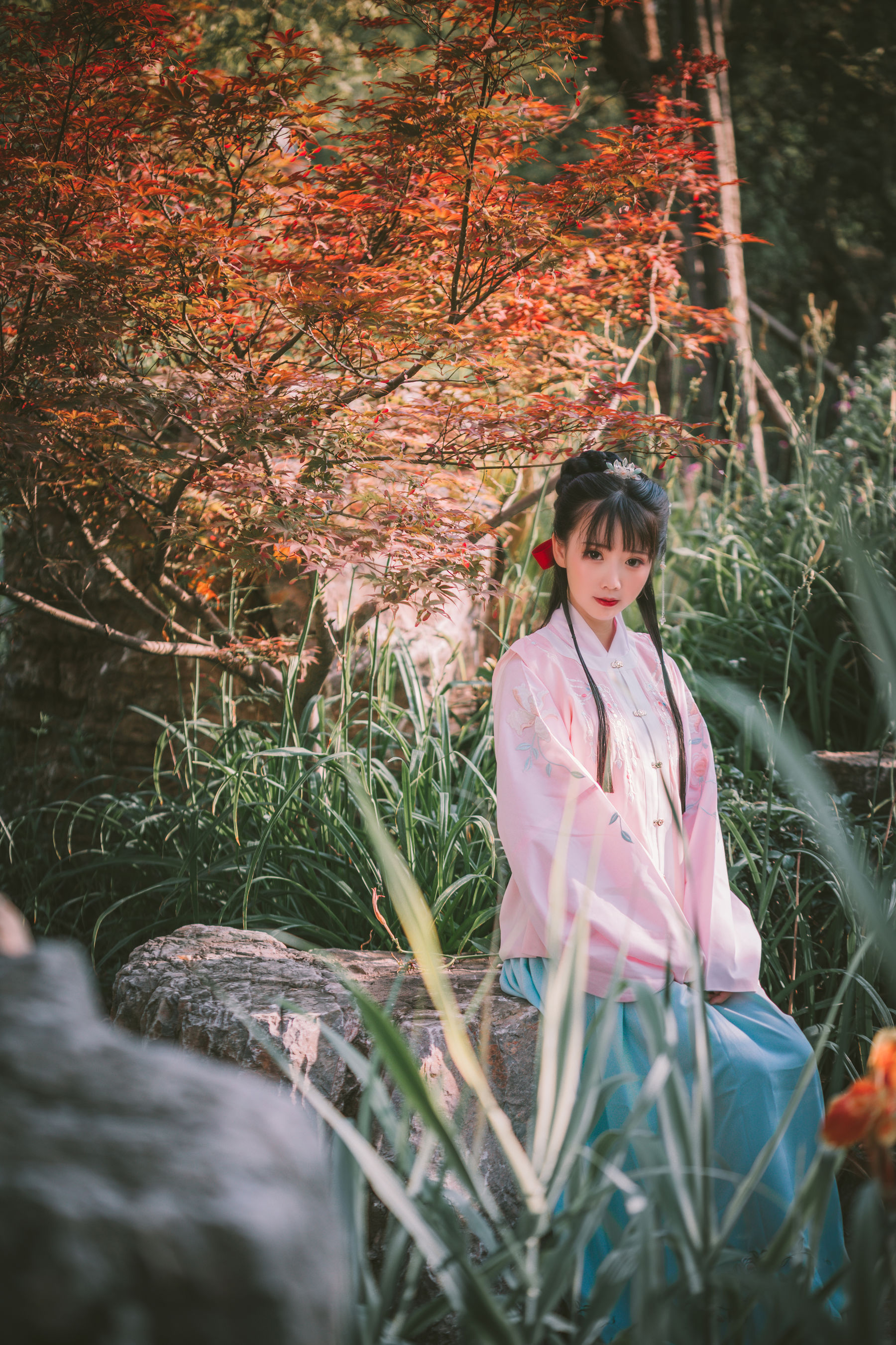 可爱人气Coser面饼仙儿 - 明治汉服-图0