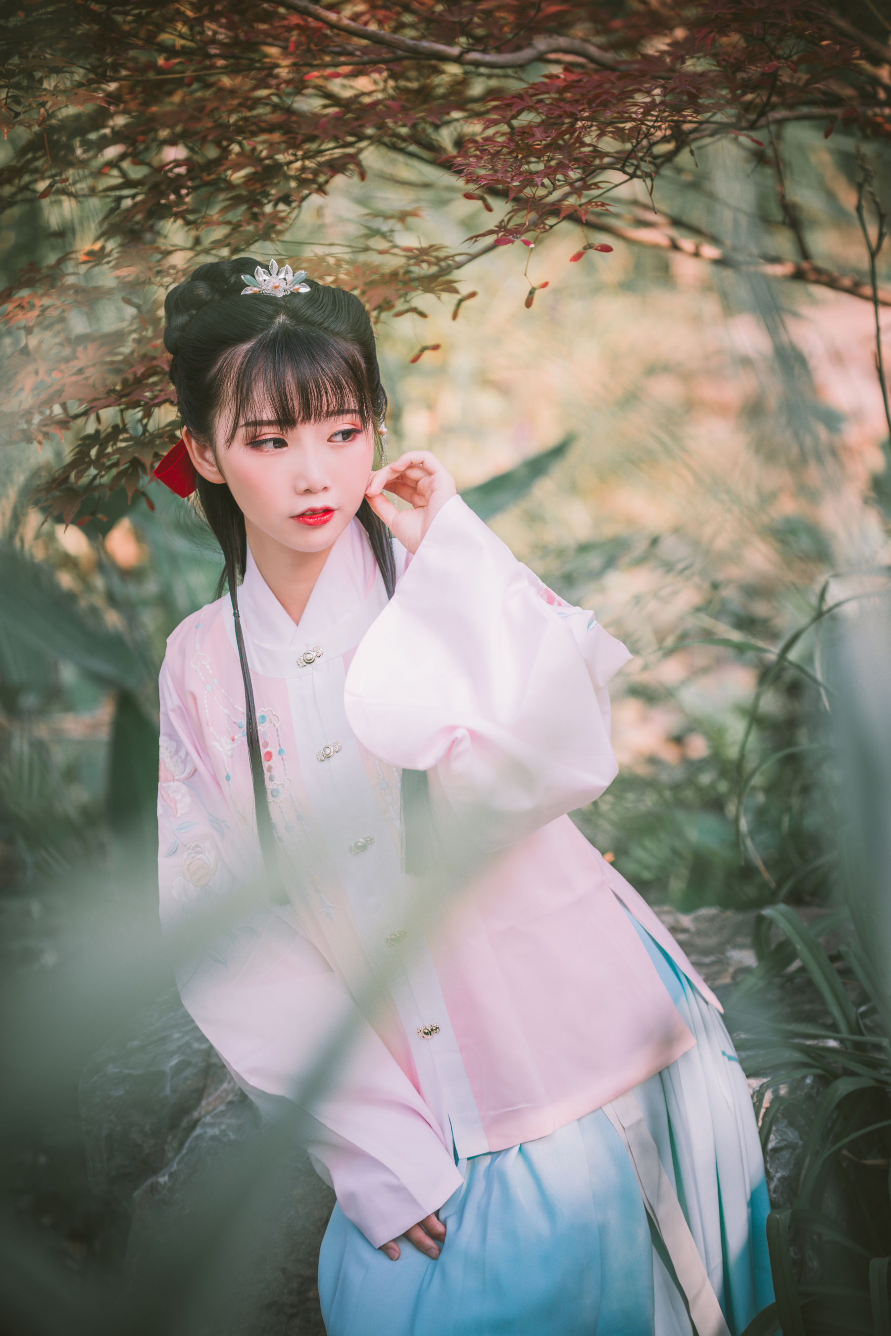 可爱人气Coser面饼仙儿 - 明治汉服-图3