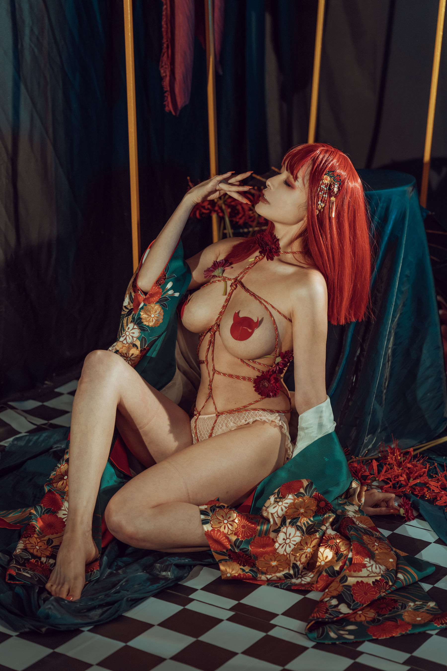 秋和柯基(夏小秋秋秋) - 和服-图9