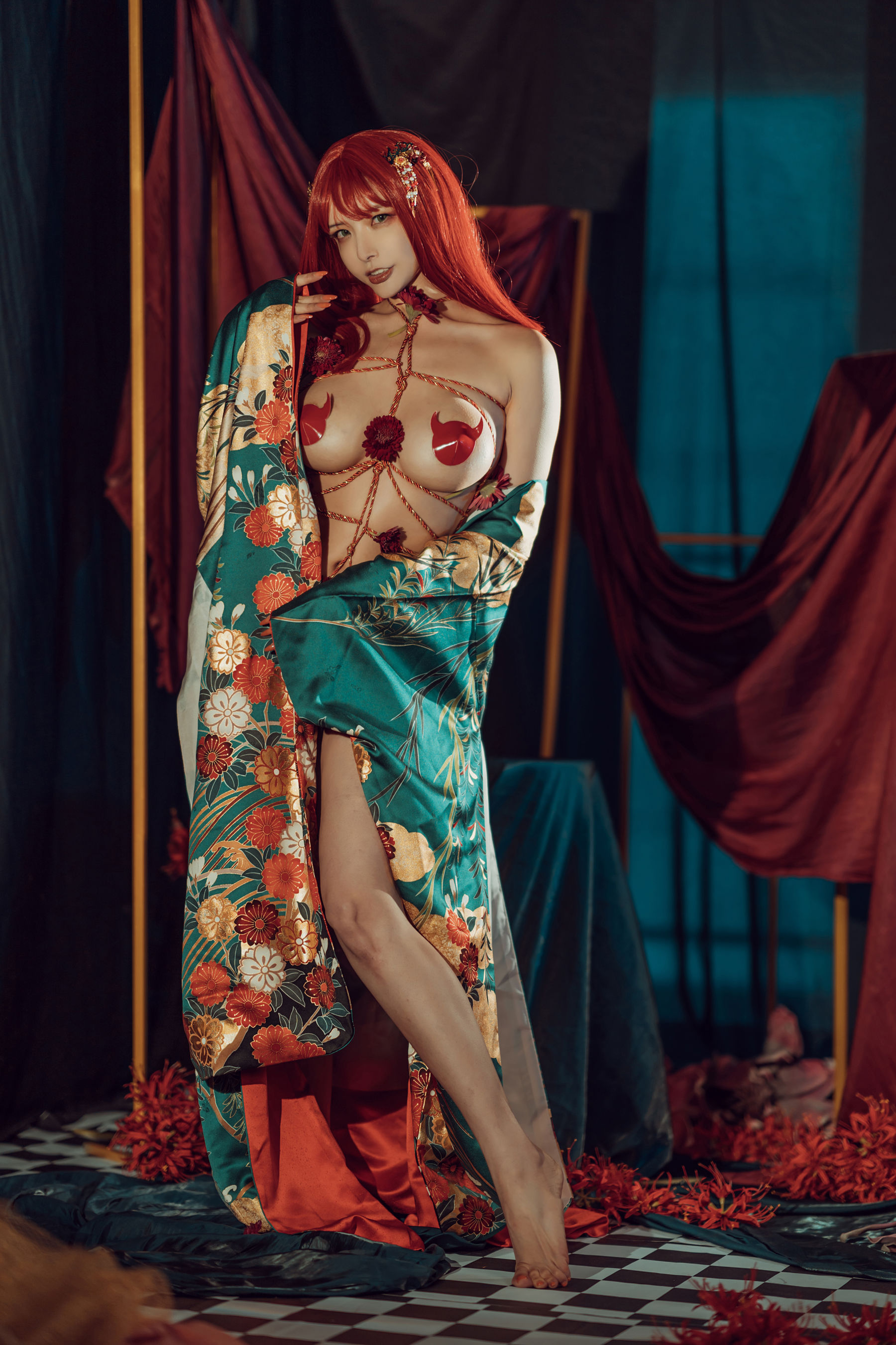 秋和柯基(夏小秋秋秋) - 和服-图3