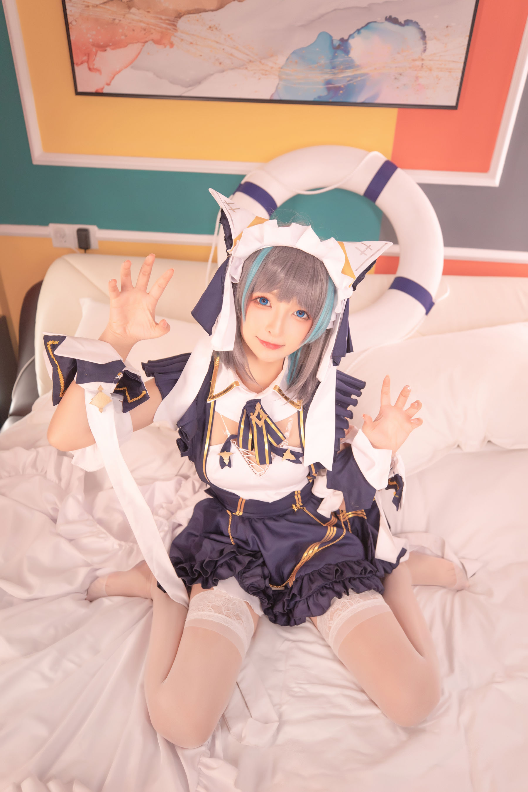 萝莉神楽板真冬 之柴郡 - 纯色庭院-图131