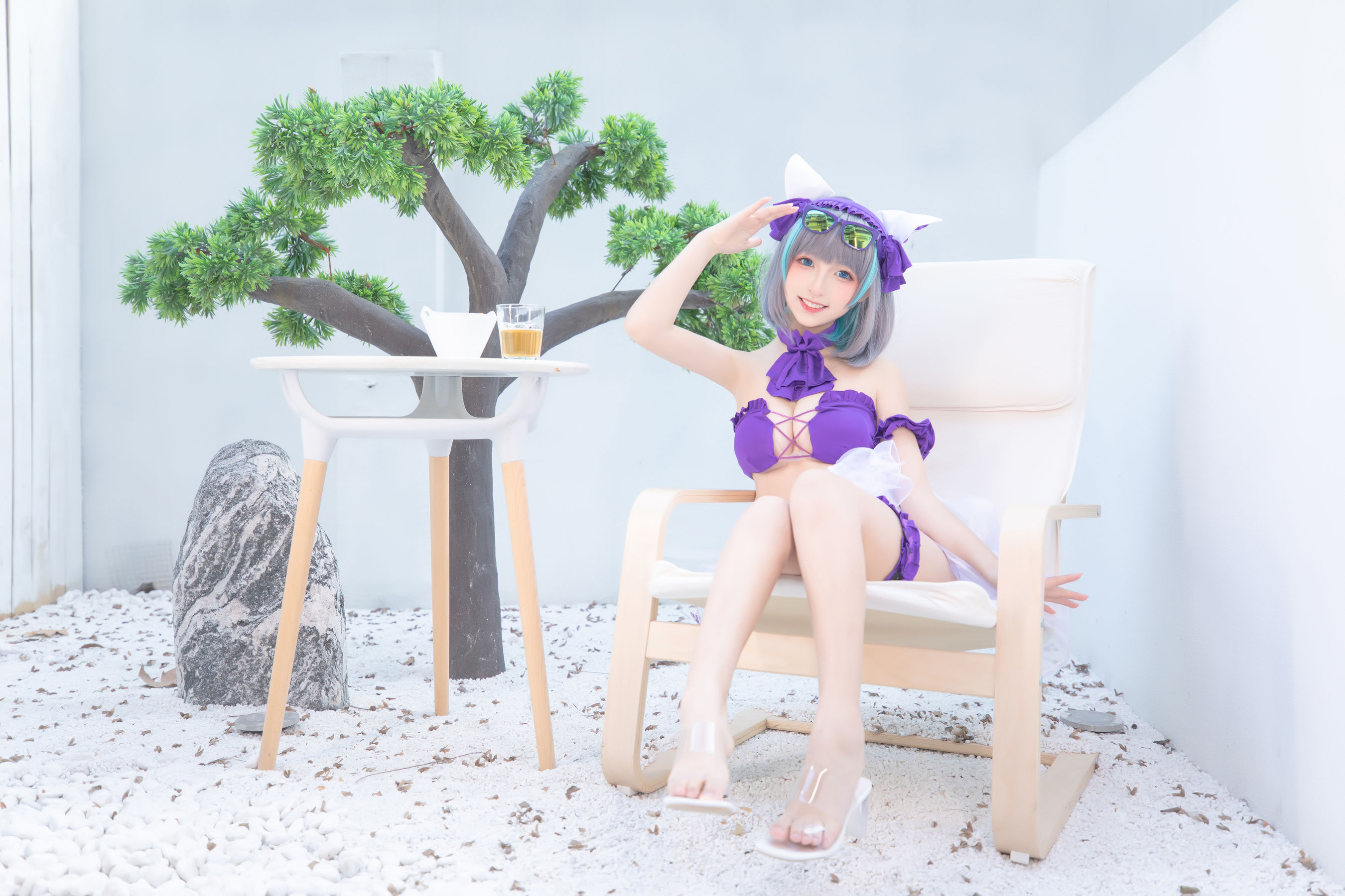 萝莉神楽板真冬 之柴郡 - 纯色庭院-图30