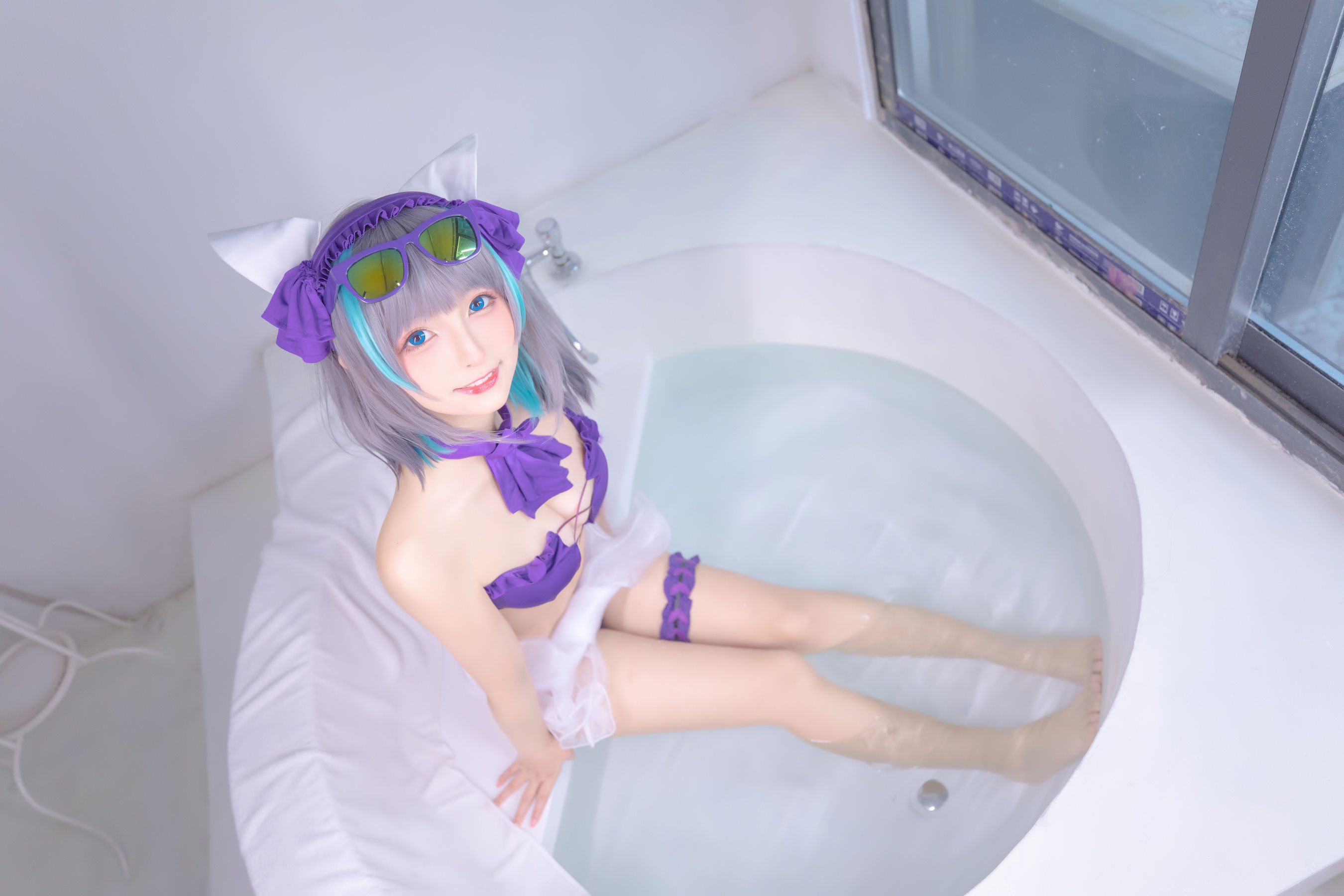 萝莉神楽板真冬 之柴郡 - 纯色庭院-图54