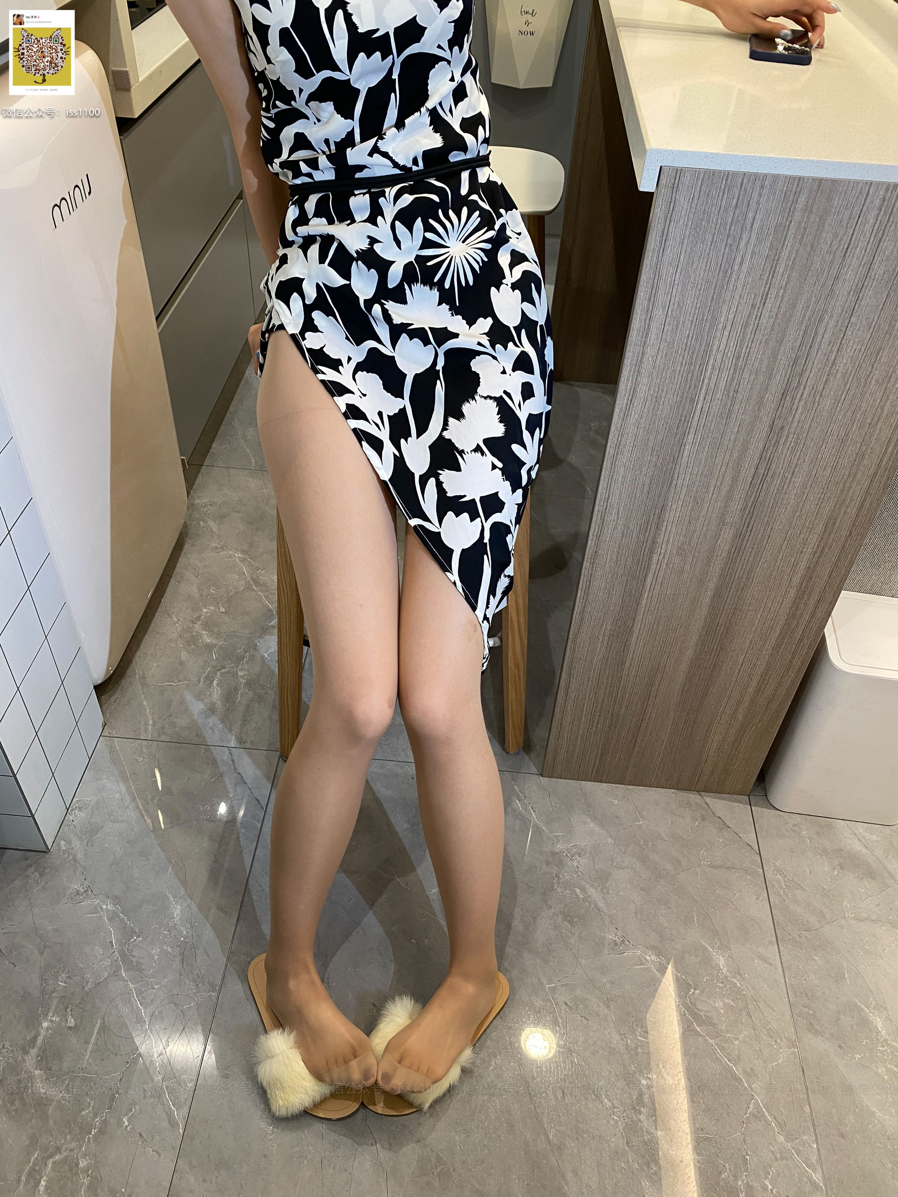 美晗 厨娘肉色连裤袜-图1