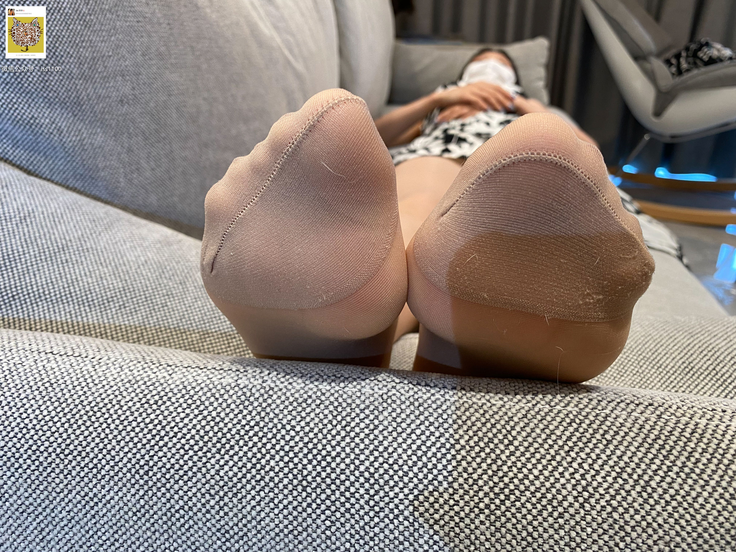 美晗 厨娘肉色连裤袜-图21