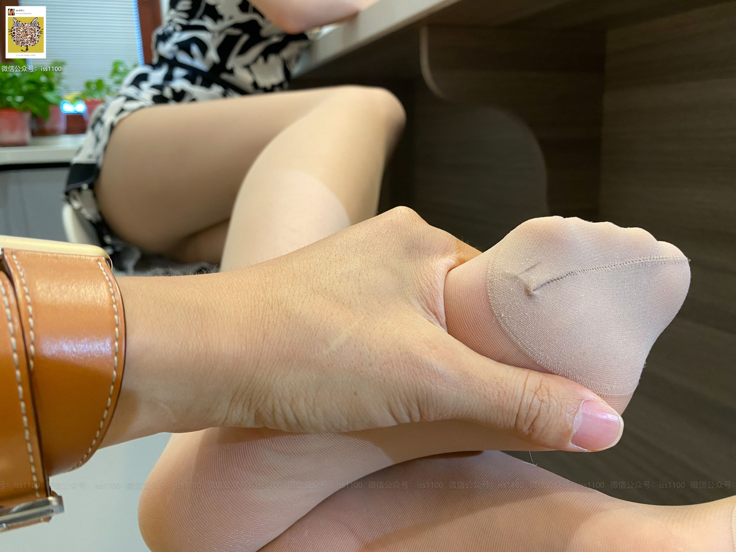 美晗 厨娘肉色连裤袜-图23