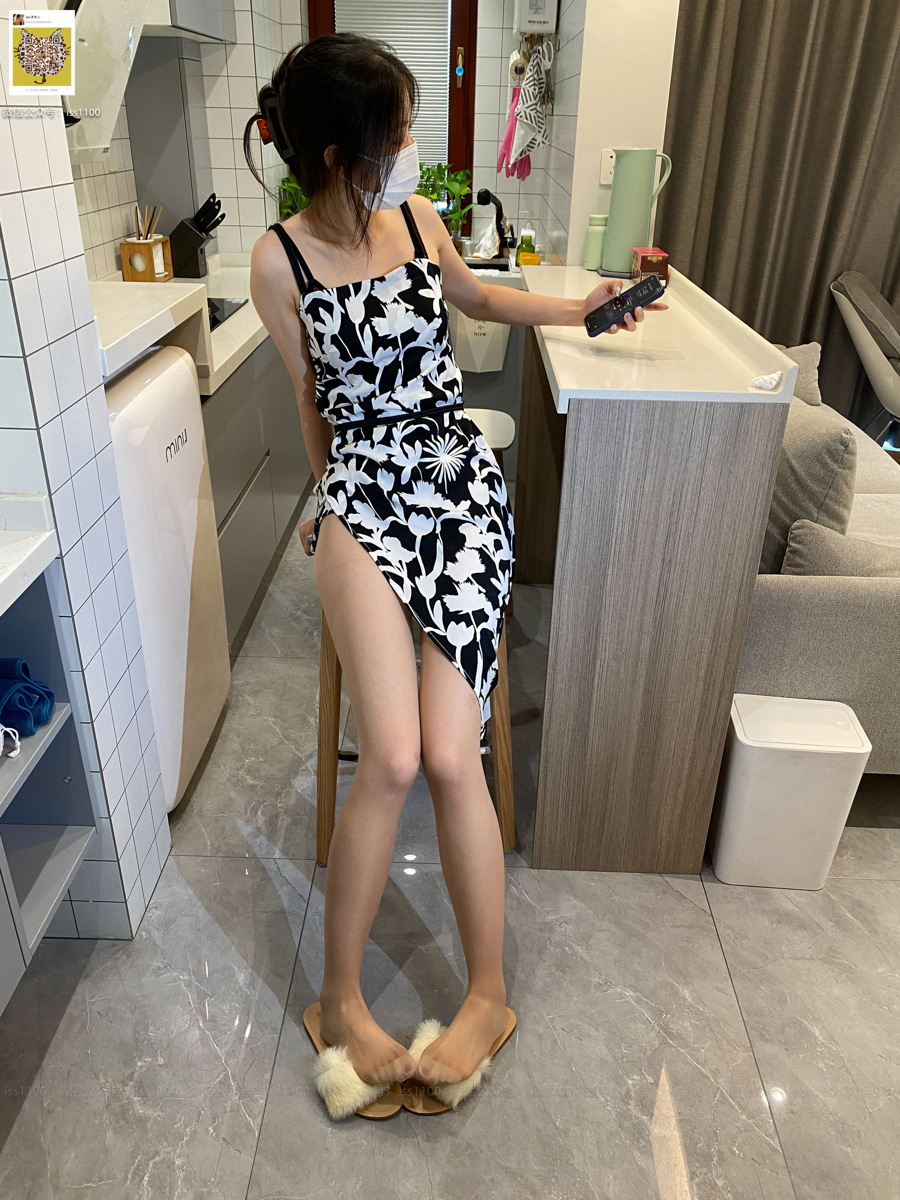 美晗 厨娘肉色连裤袜-图42