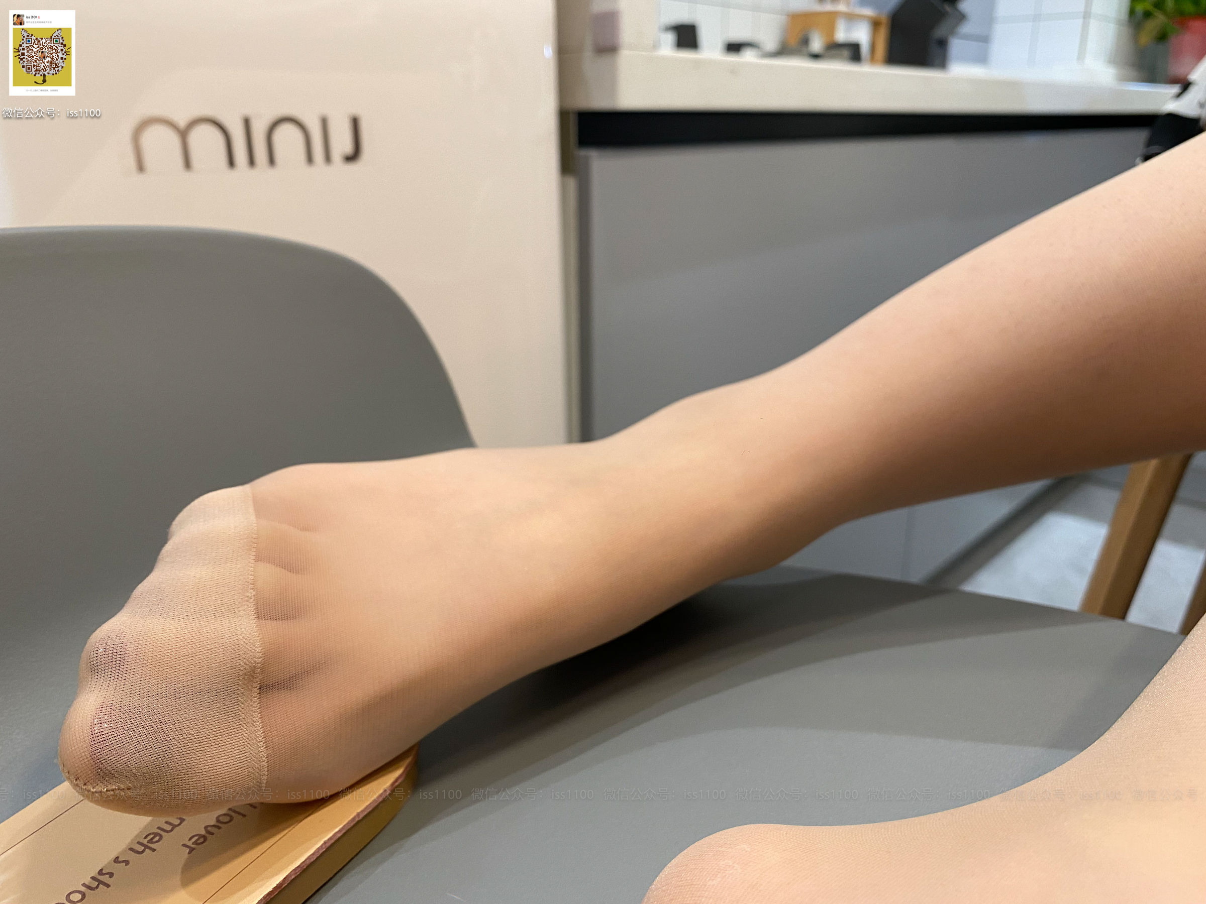 美晗 厨娘肉色连裤袜-图56