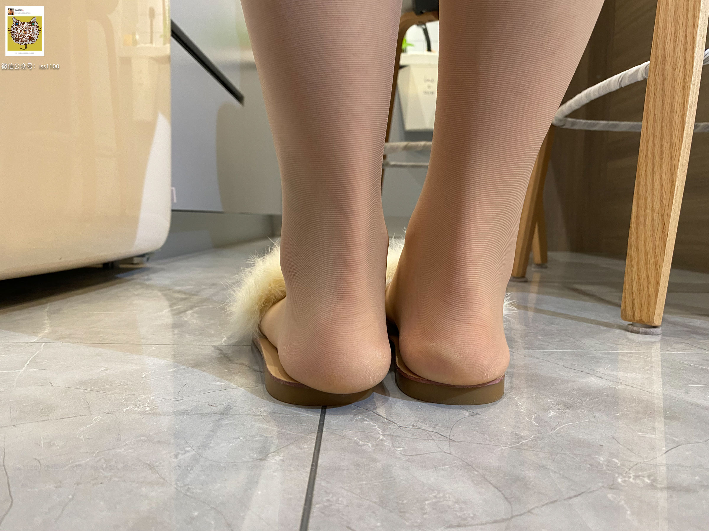 美晗 厨娘肉色连裤袜-图68