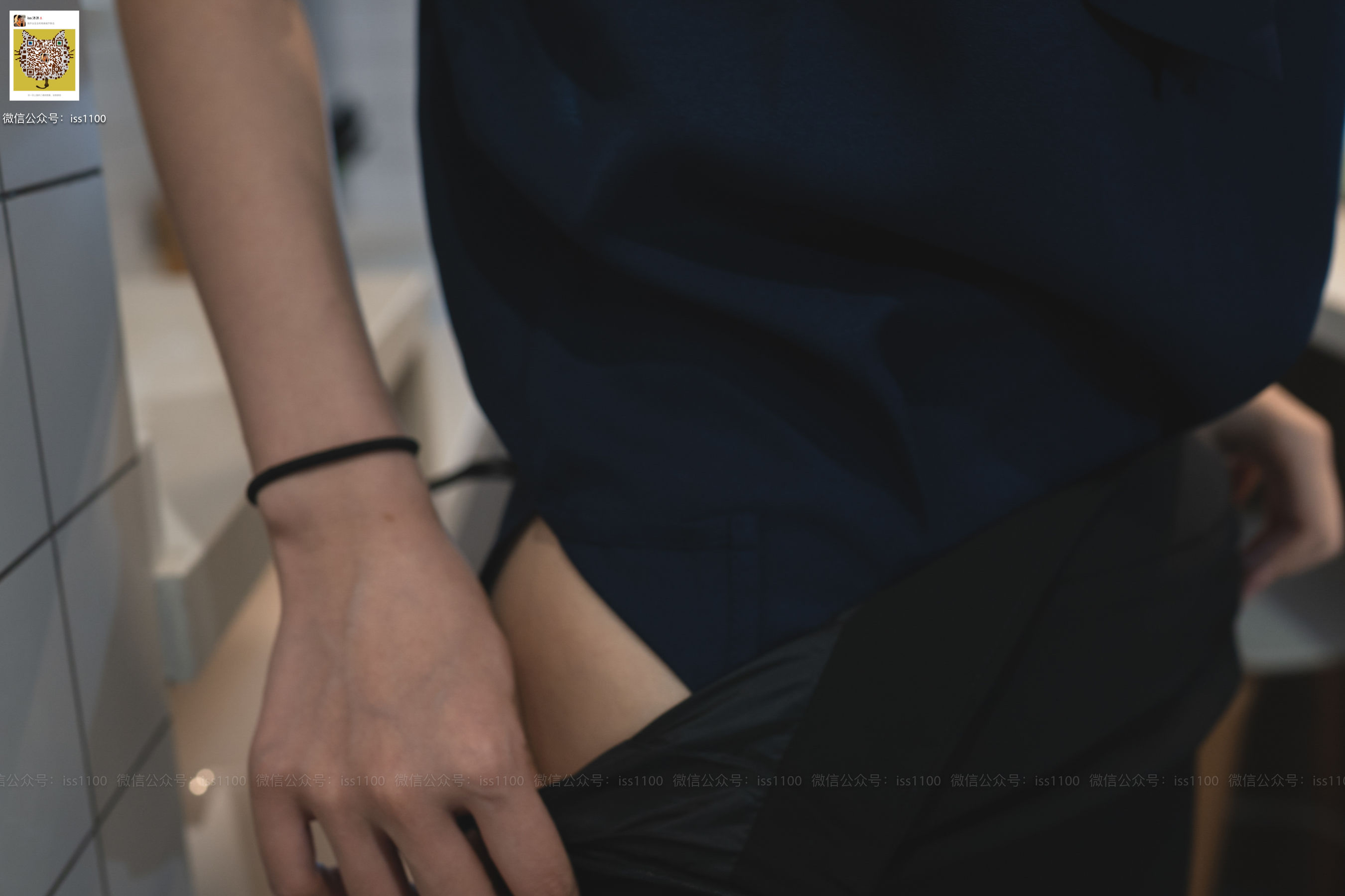 美晗 蓝色衬衫-图49