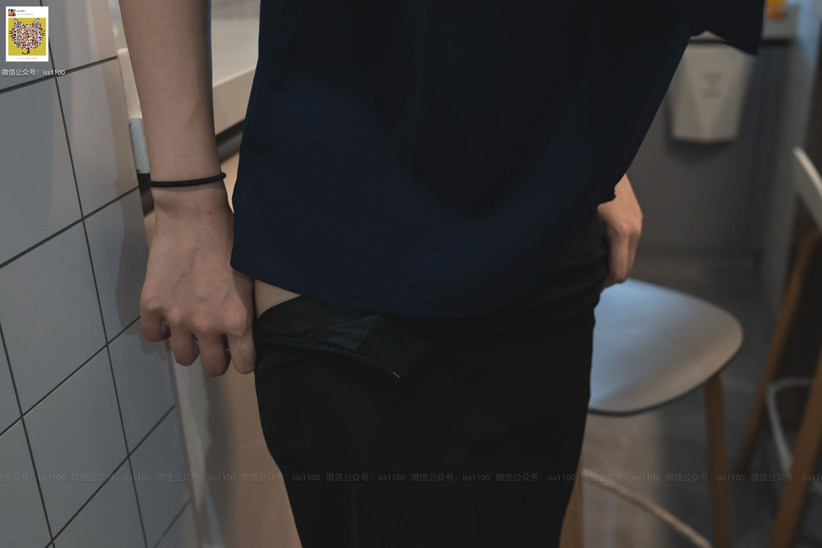 美晗 蓝色衬衫-图52